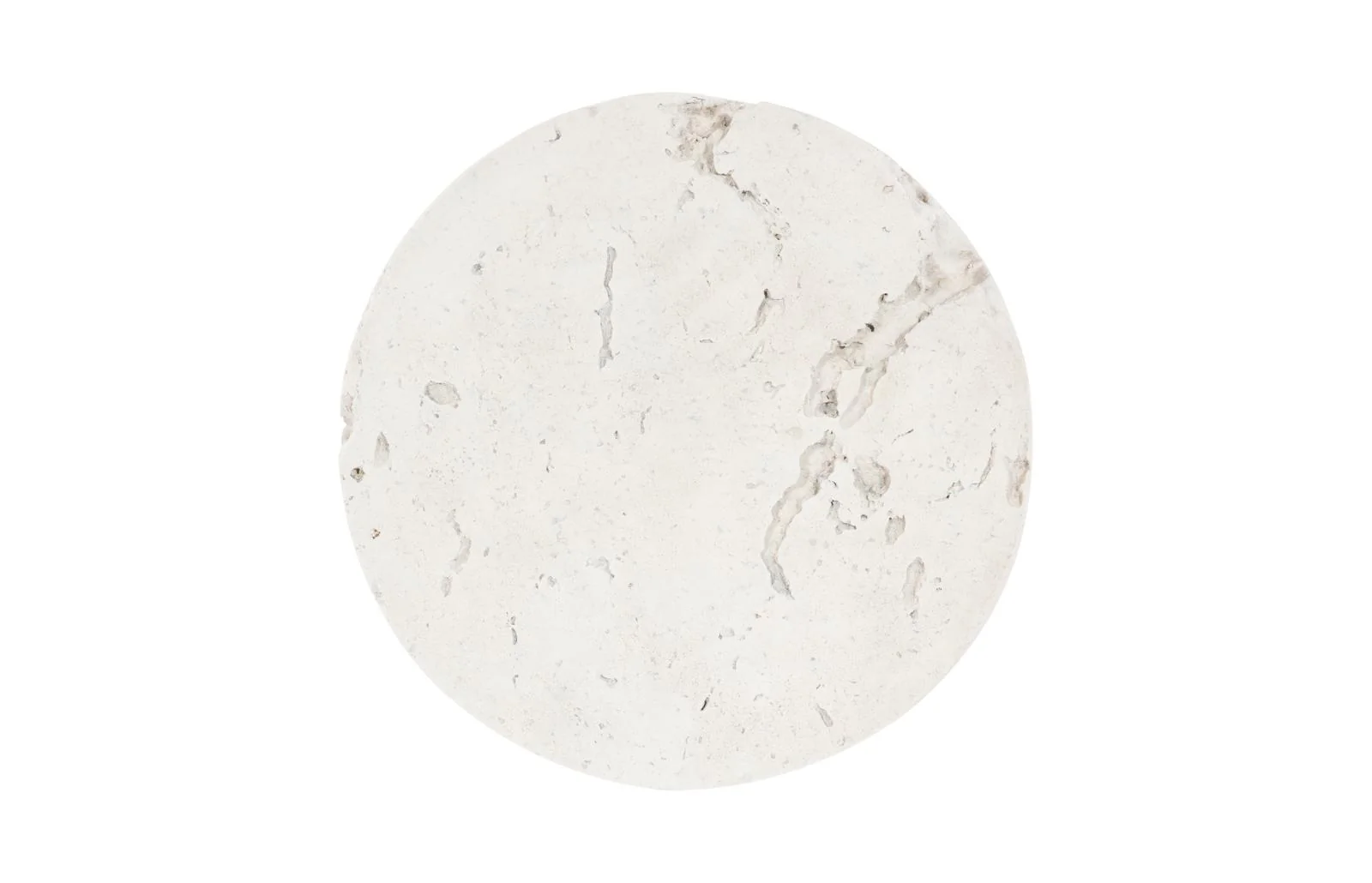 Cast Cheese Stone Coffee Table, Round - Image 2