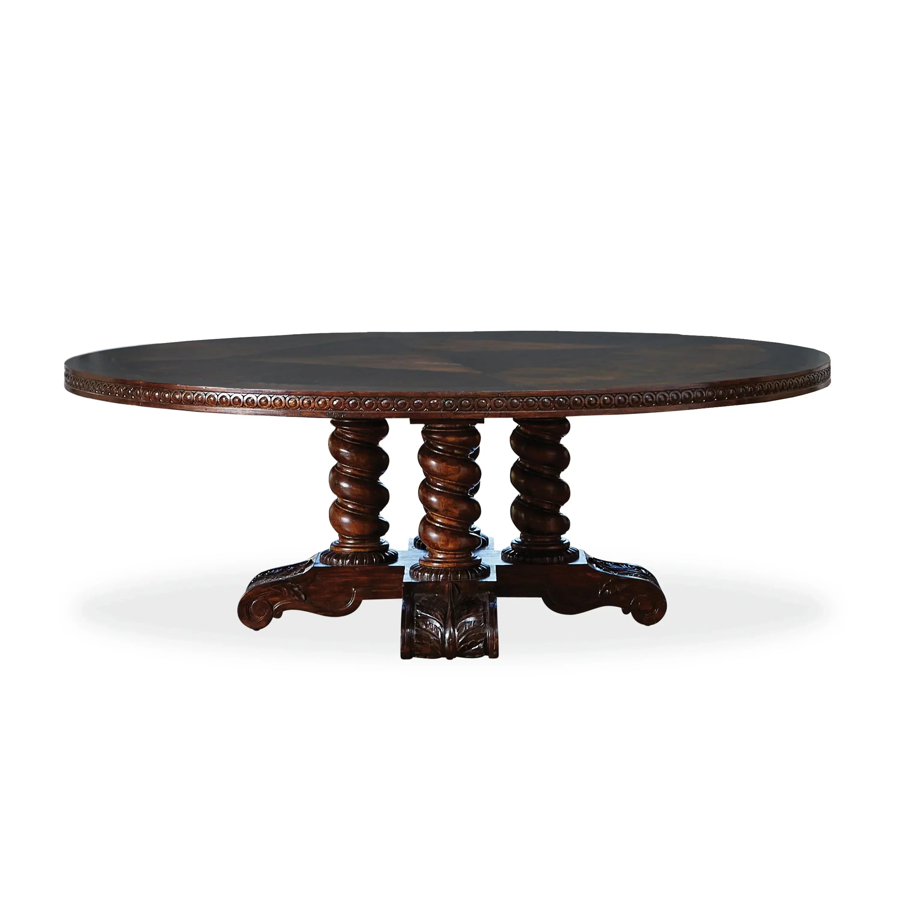 Castilian Round Dining Table - 86" - Image 5
