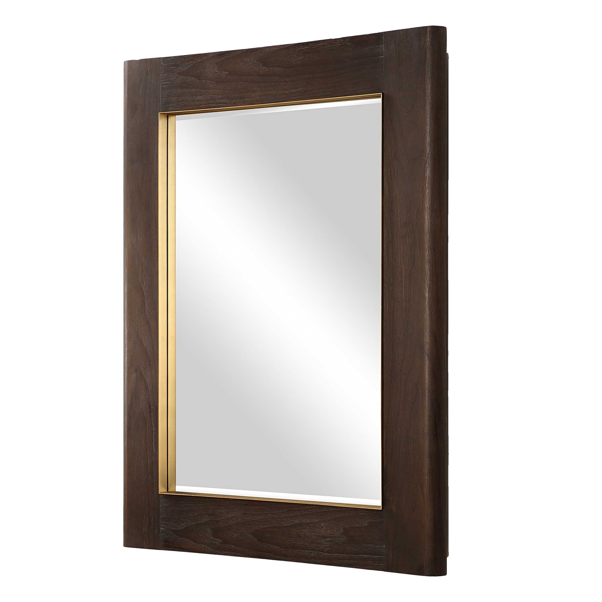 Catron Aged Walnut Mirror - Image 4