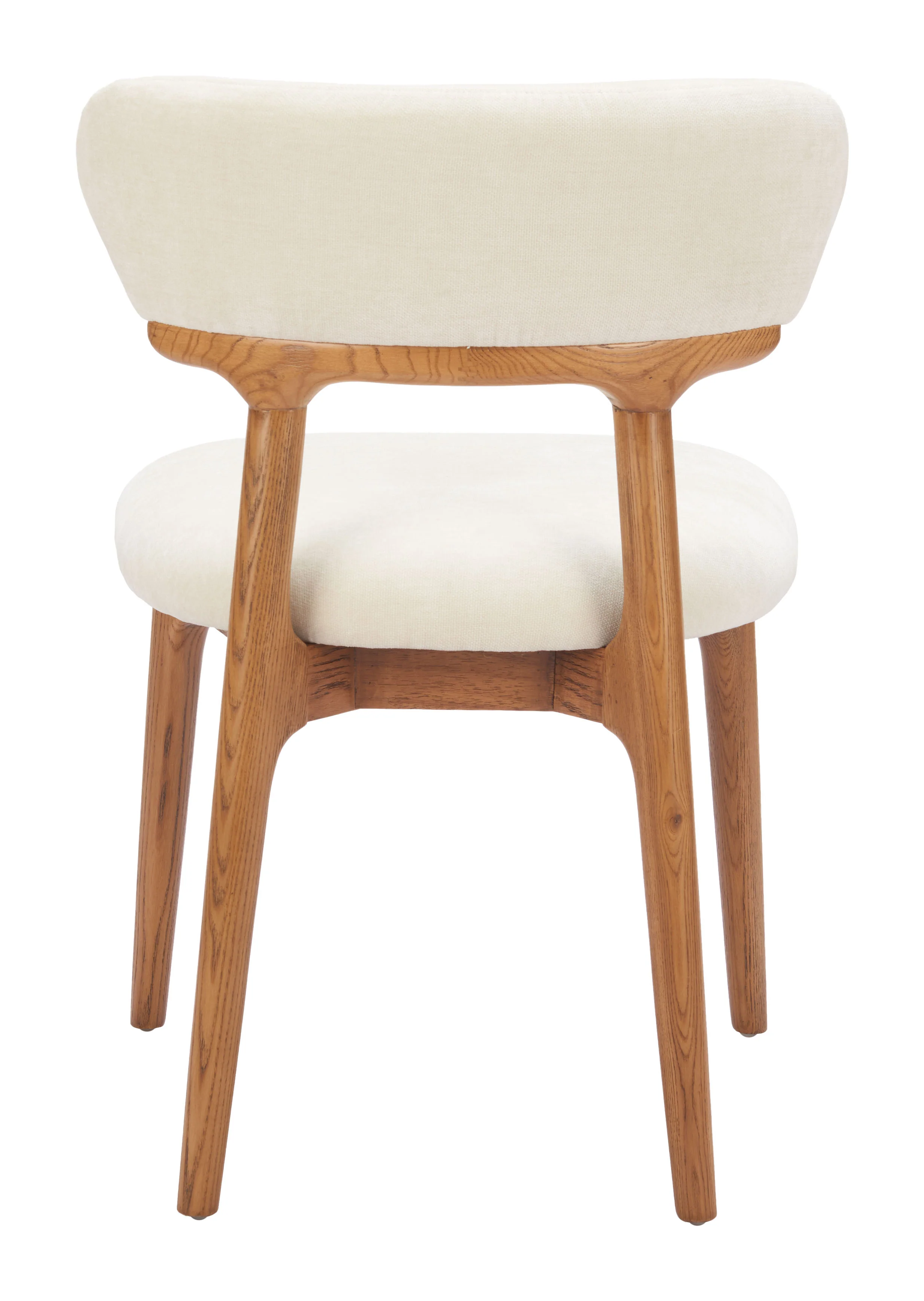 Cedar Dining Chair (Set of 2) White & Walnut - Image 4