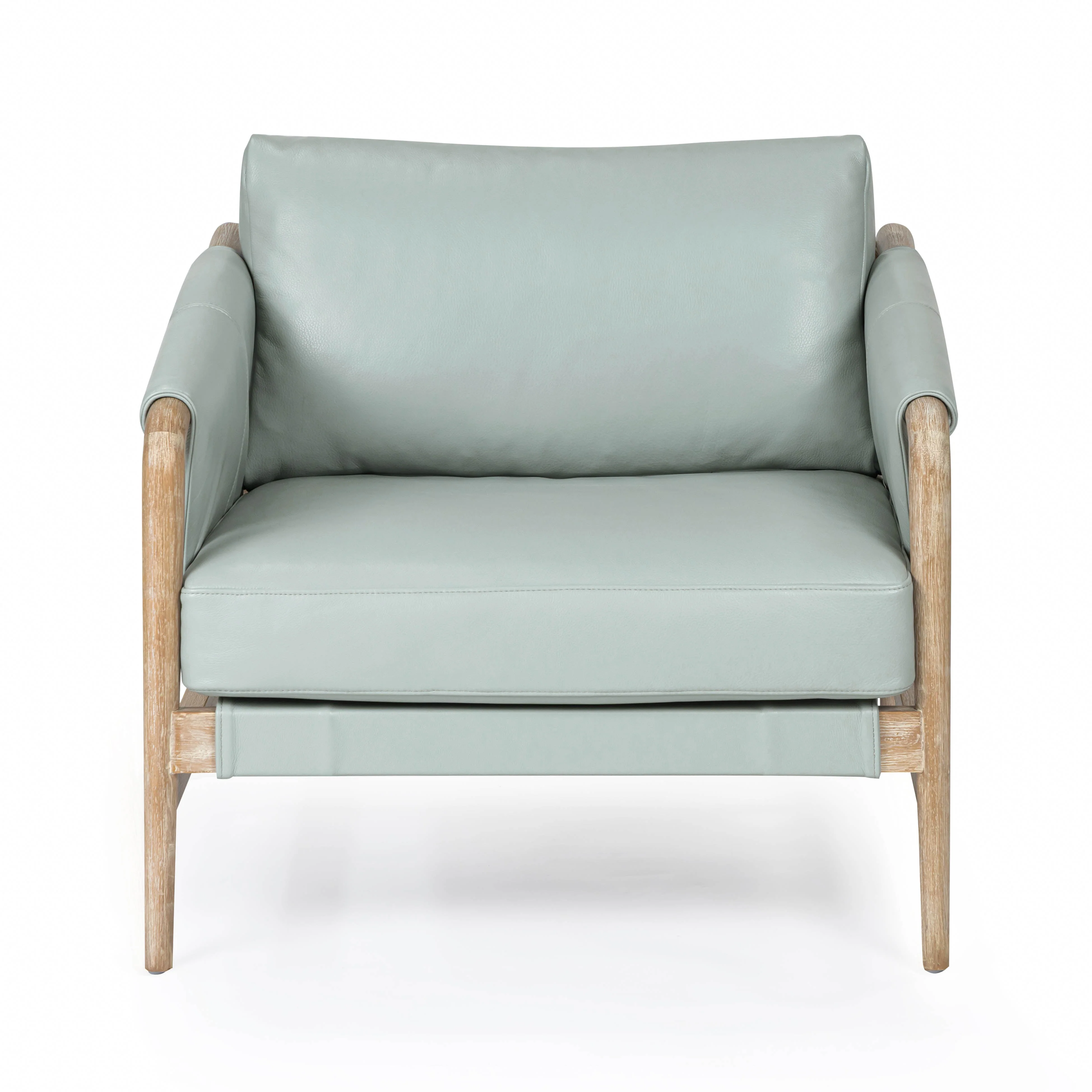 Chakka Contract-Grade Genuine Leather Accent Chair - Image 2