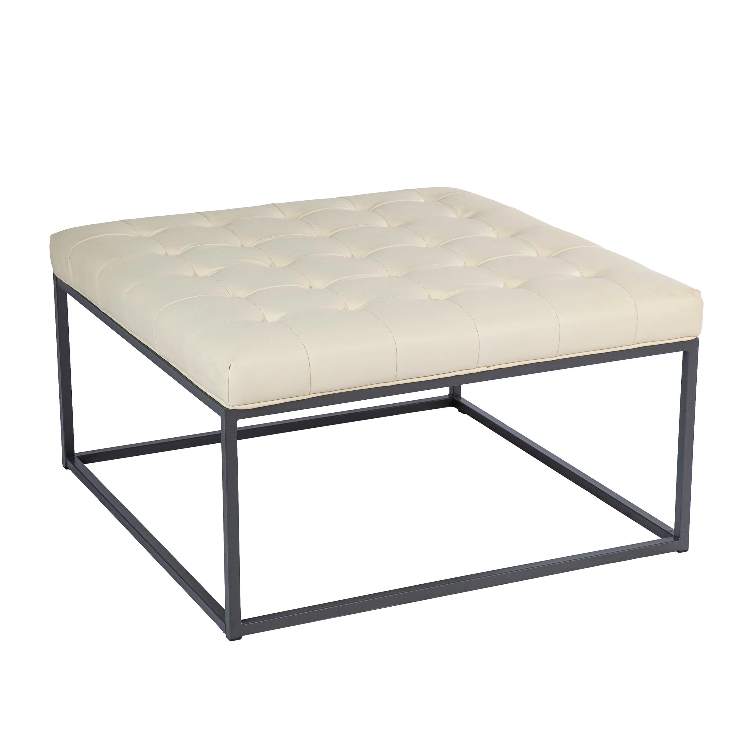 Ciarin Upholstered Cocktail Ottoman - Image 3