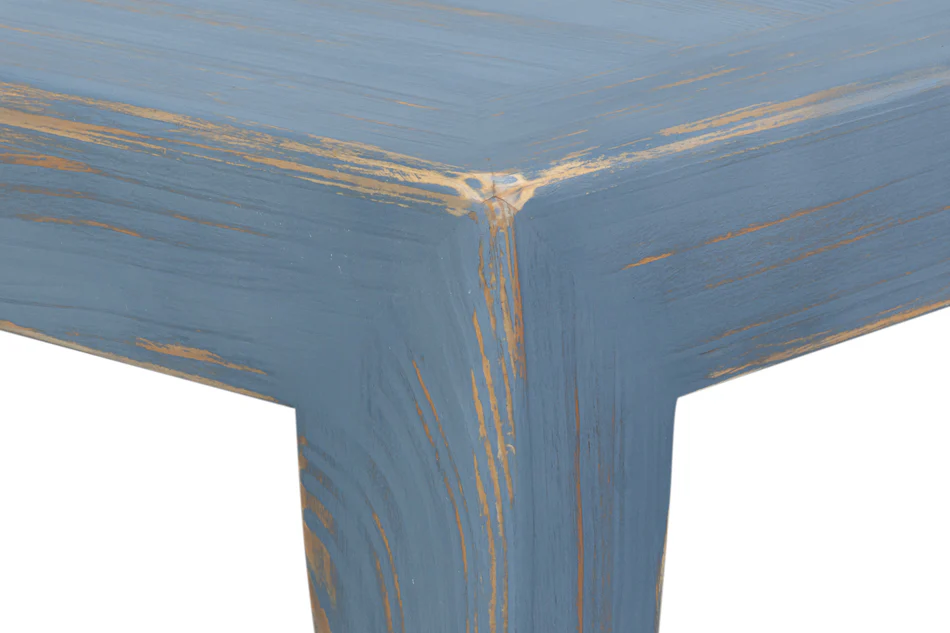 Classic Chinese Cocktail Table, Blue - Image 4