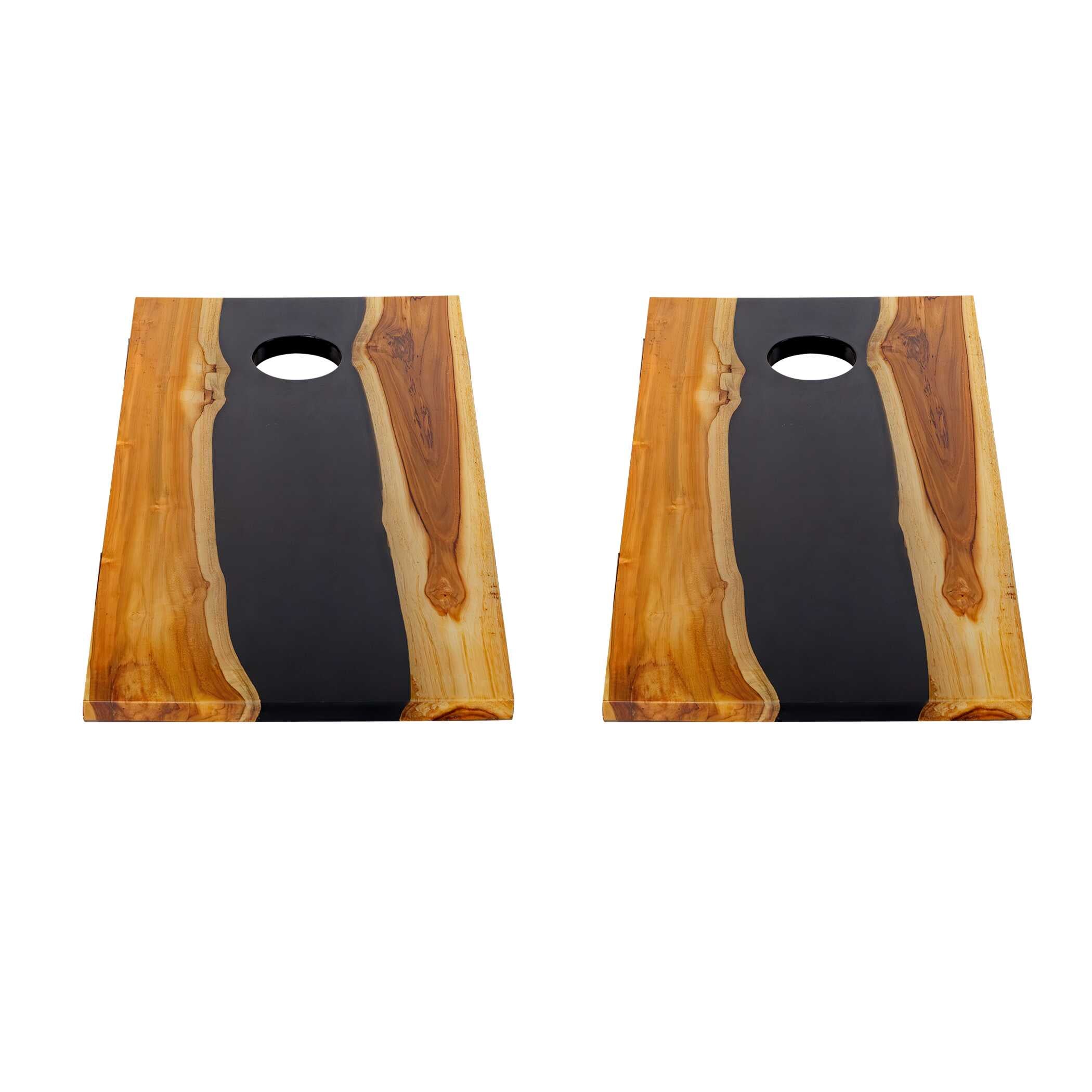 Clearwood Black Cornhole Game - Set of 2 - Image 5
