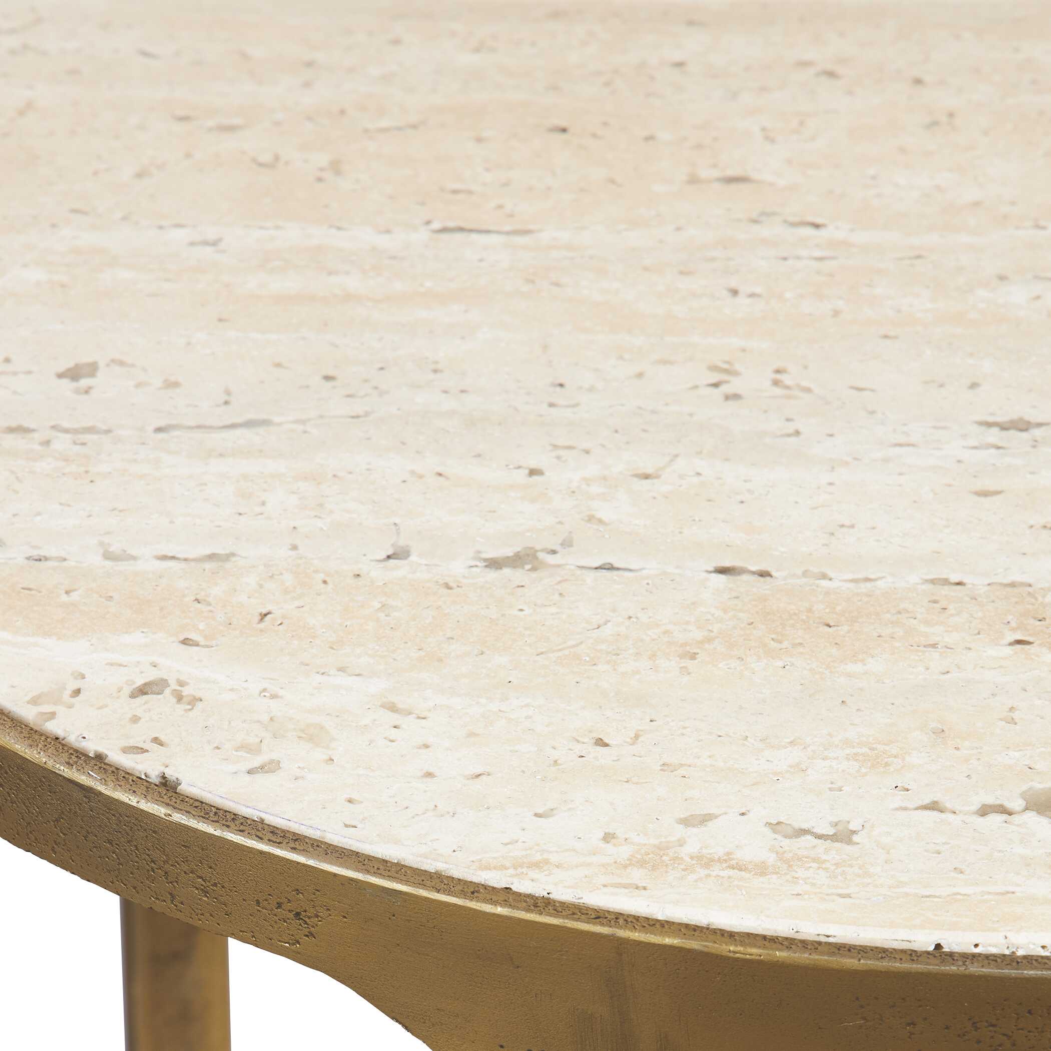 Clench Brass Side Table - Image 4
