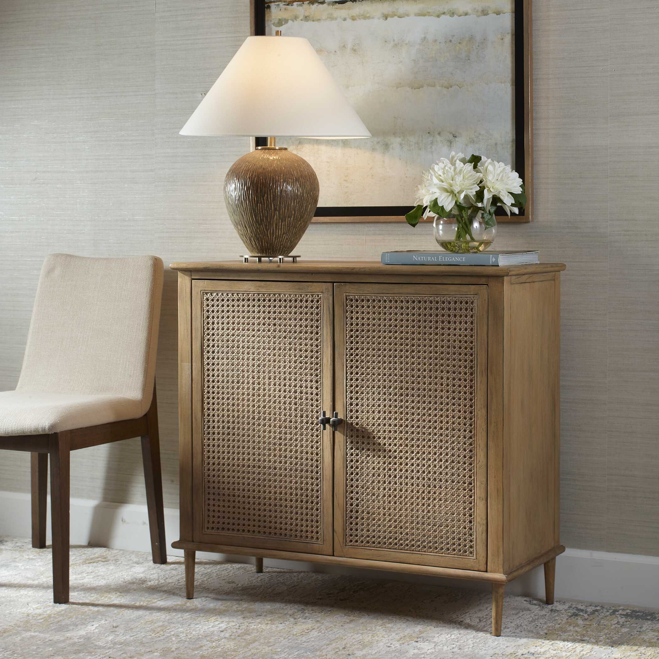 Coast 2 Door Rattan Cabinet - Image 3