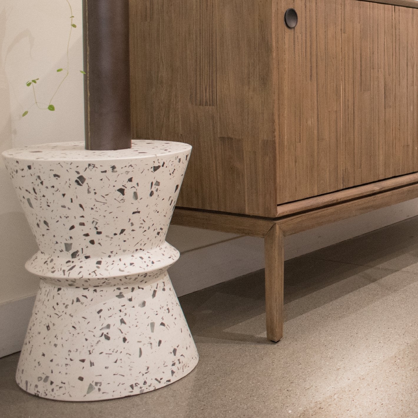 Concrete Hourglass Side Table - Image 13