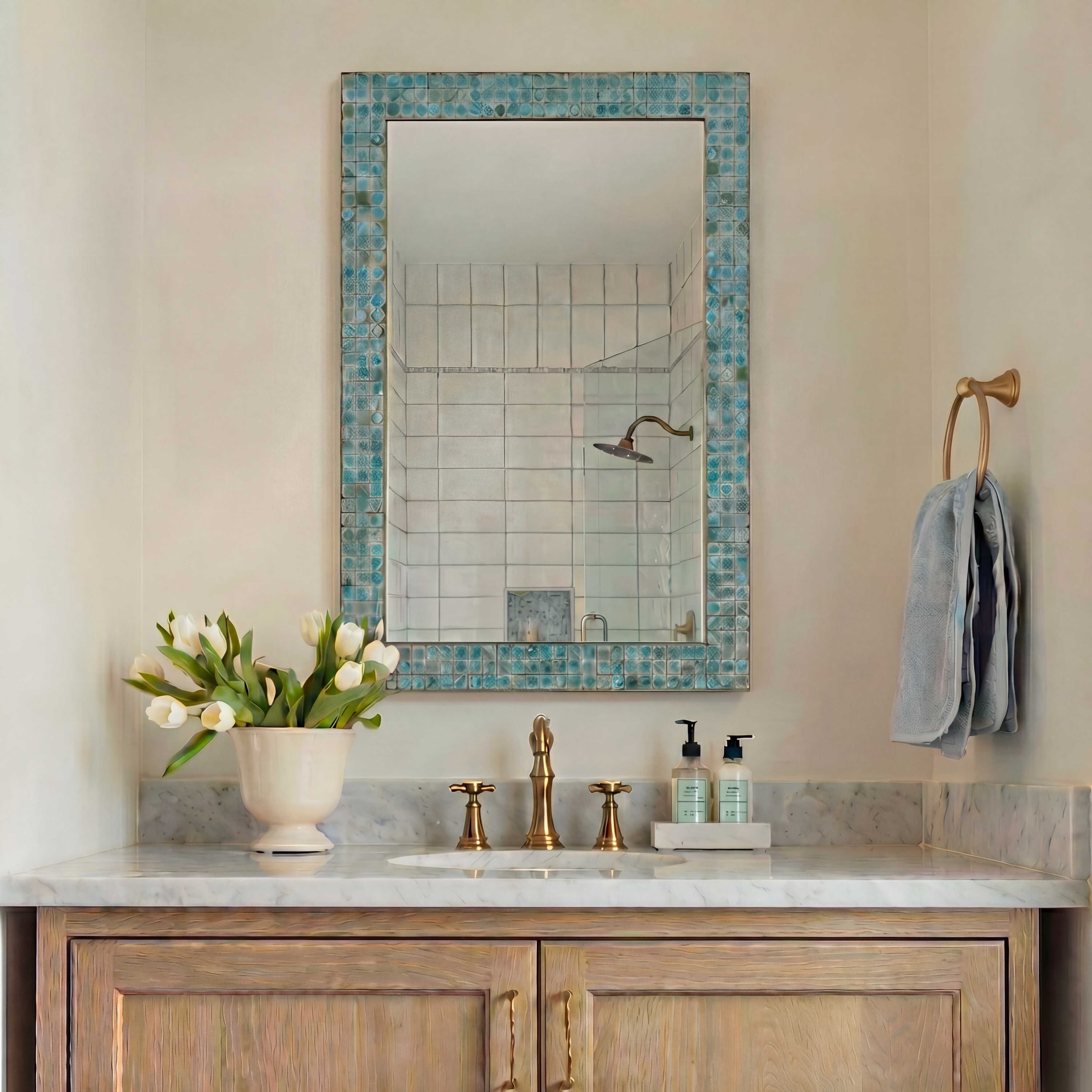 Coralie Tile Mirror - Image 2