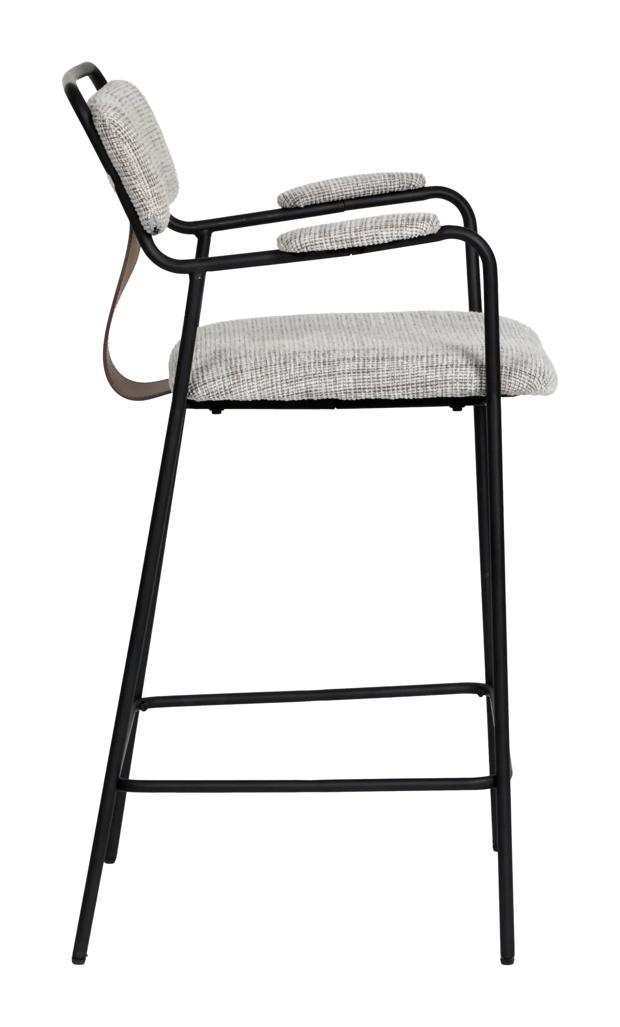 Couva Counter Stool (Set of 2) Gray Tweed - Image 2