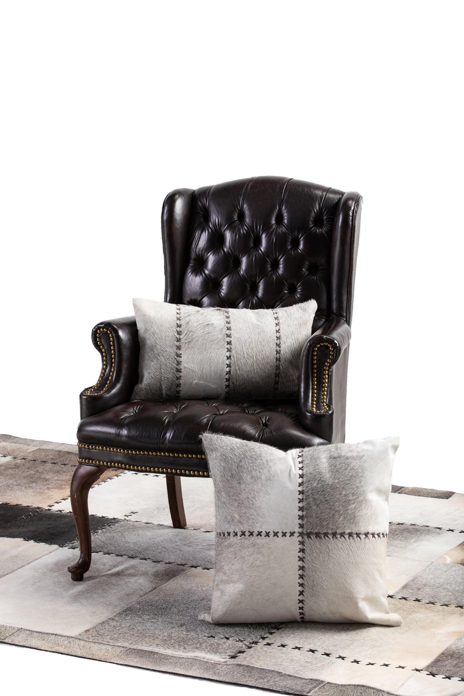 Cowhide Square Cushion - Image 7