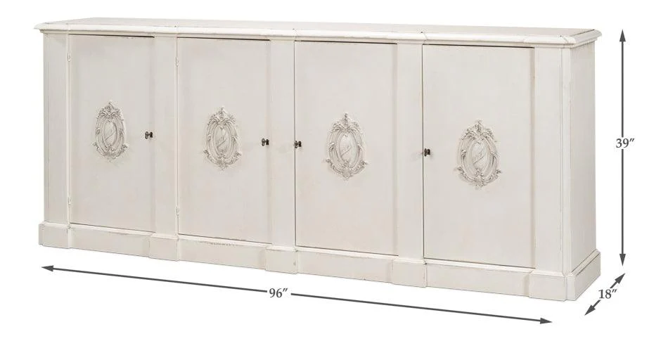 Crested Wall Cabinet - Image 7