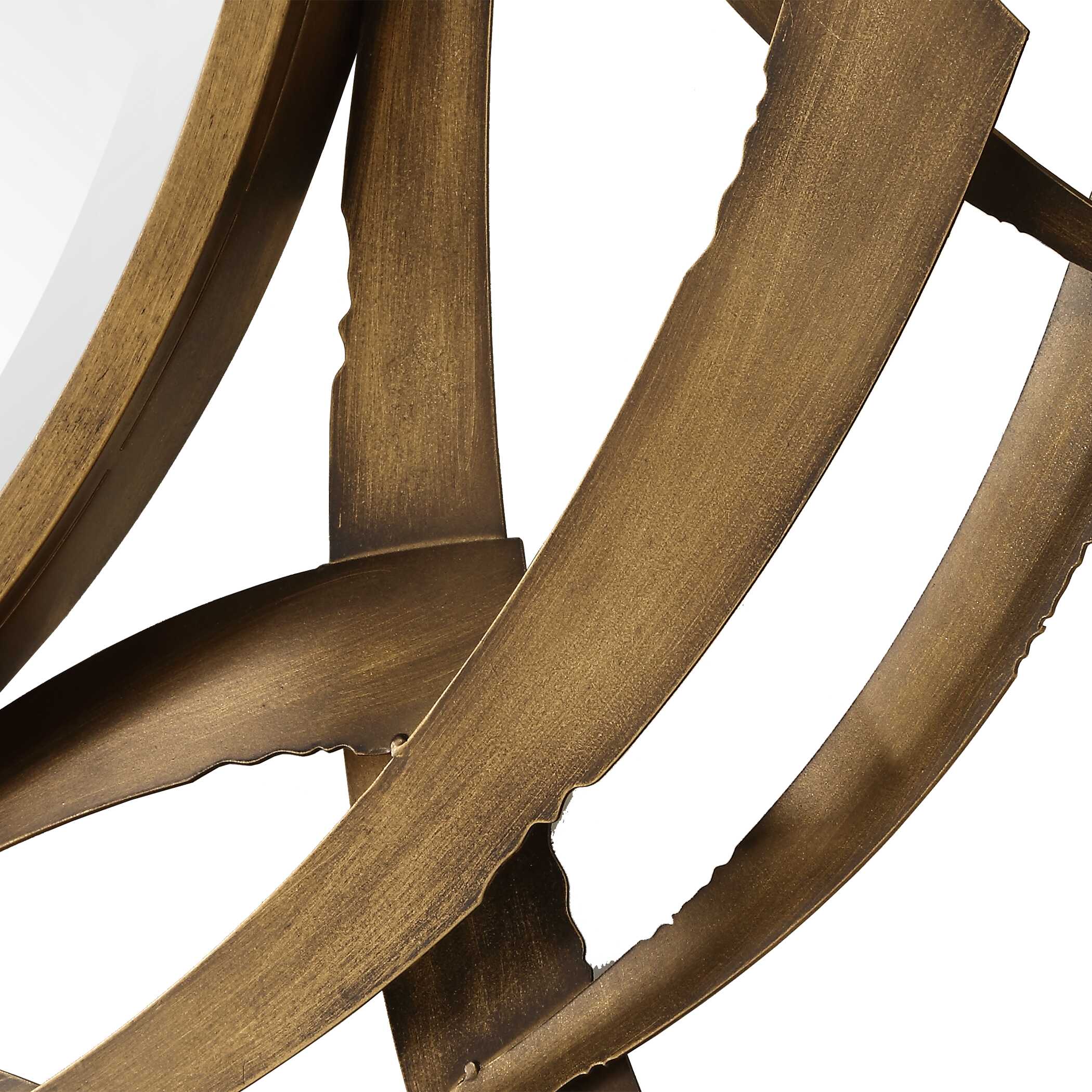 Cutting Edge Bronze Round Mirror - Image 5
