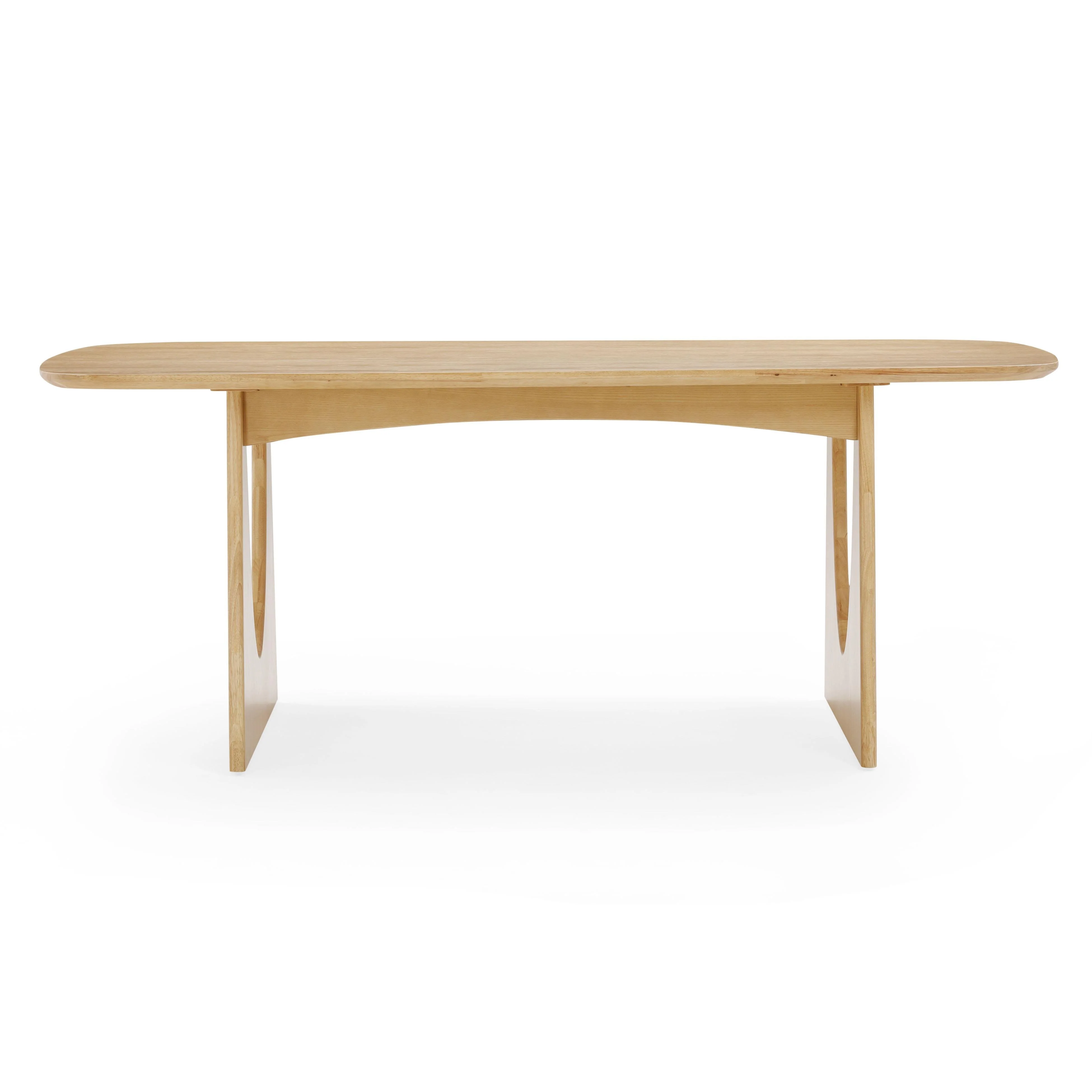 Cybill Natural Ash Rectangular Dining Table (79"-94") - Image 3