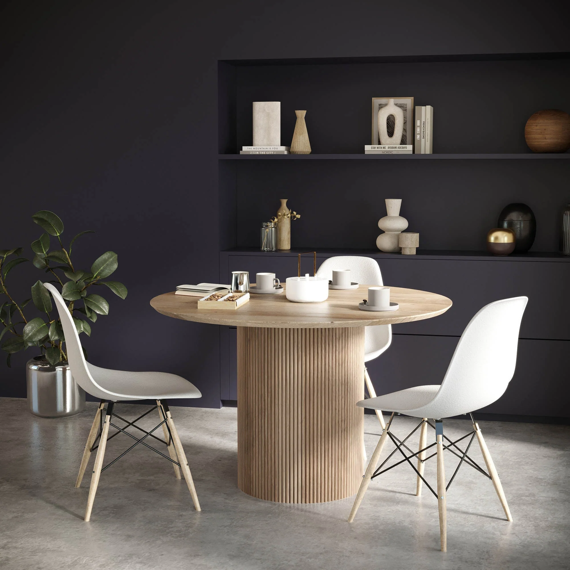 Cylinder Round Dining Table - Image 9