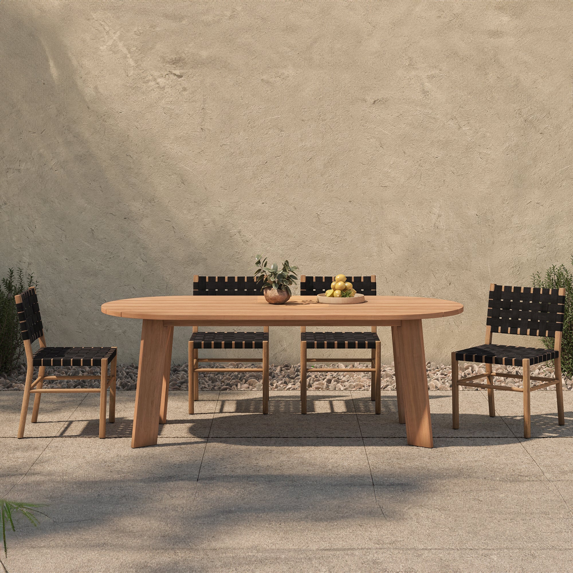 Delta Oval Outdoor Dining Table - Image 8
