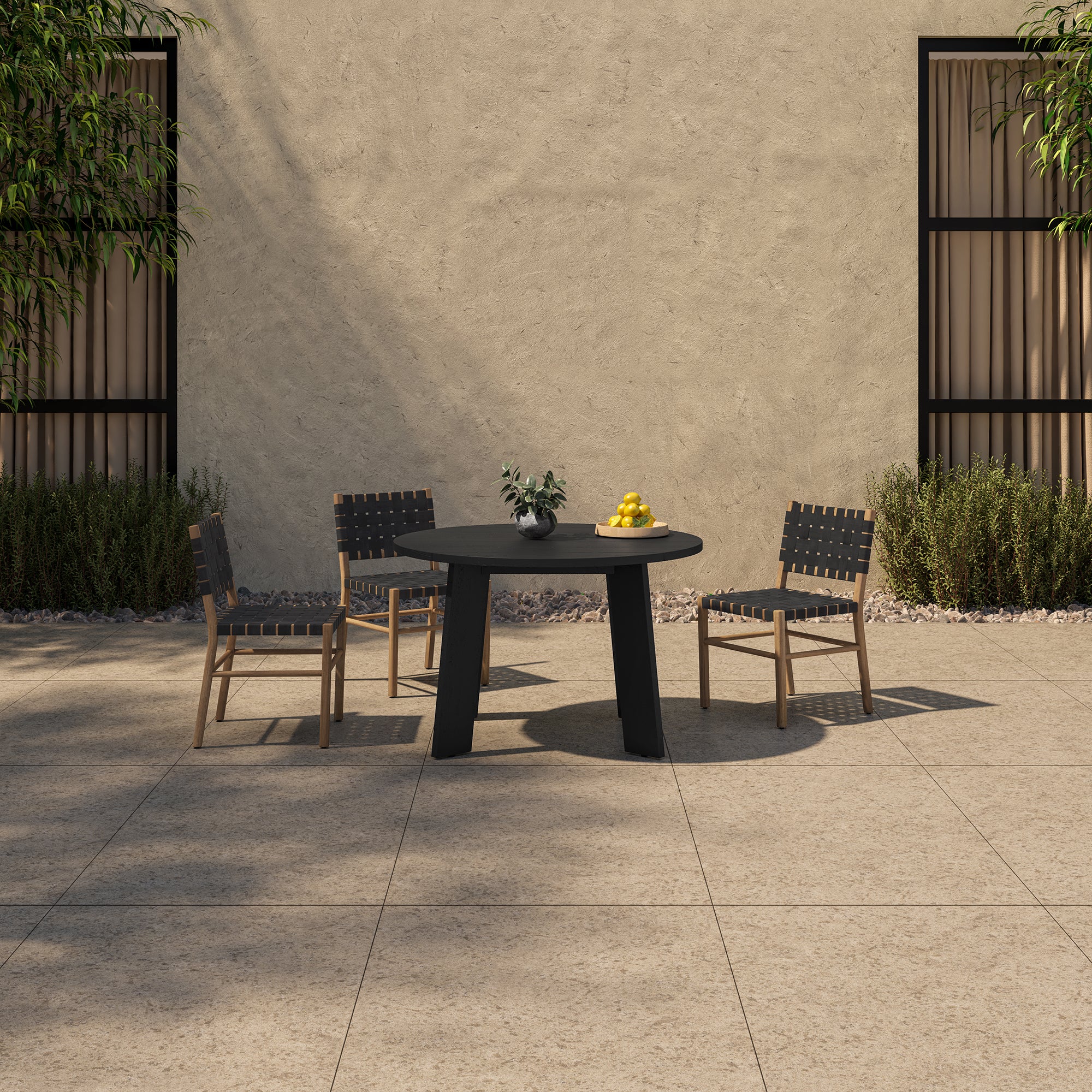 Delta Round Outdoor Dining Table - Image 2