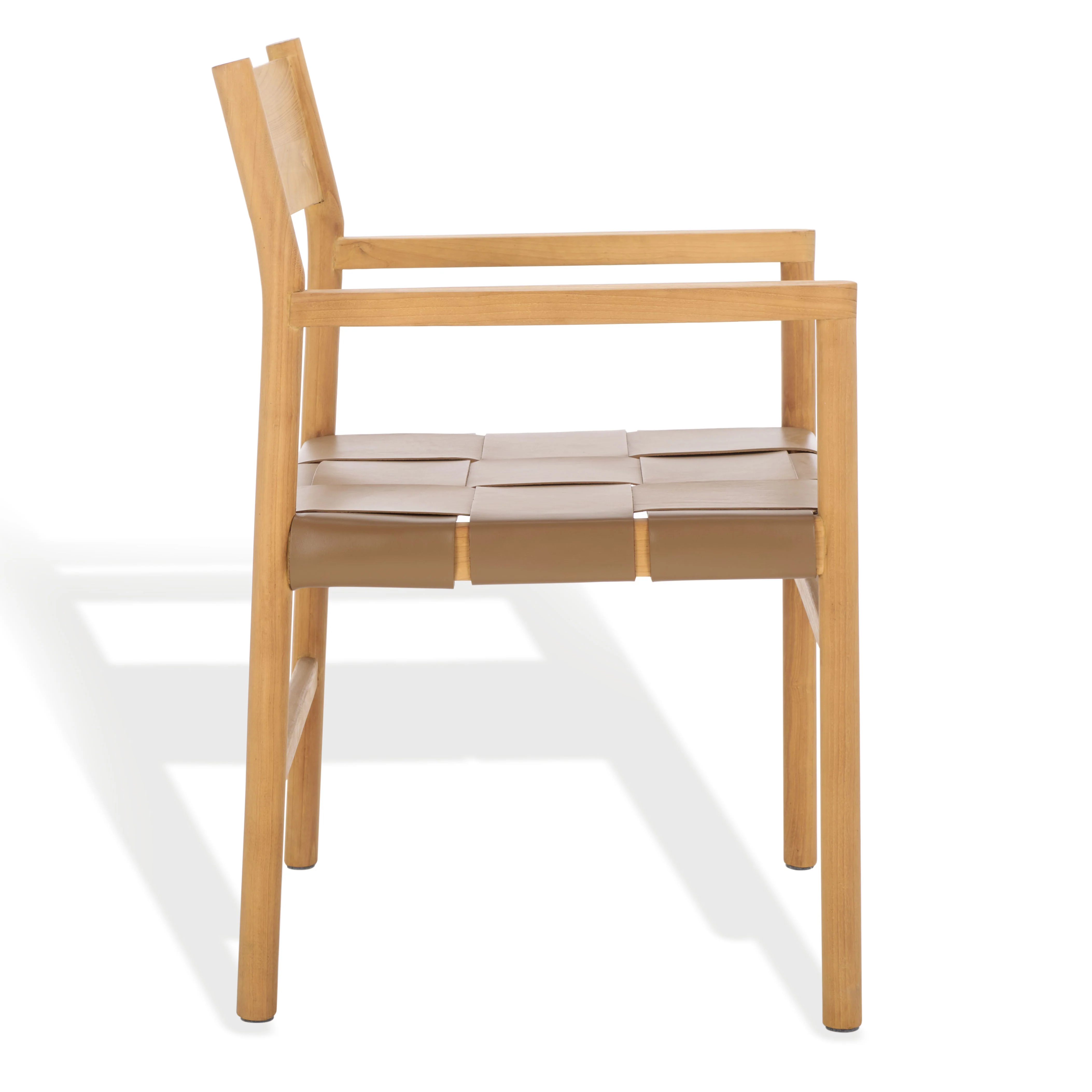 Devnie Woven Leather Dining Chair - Image 19