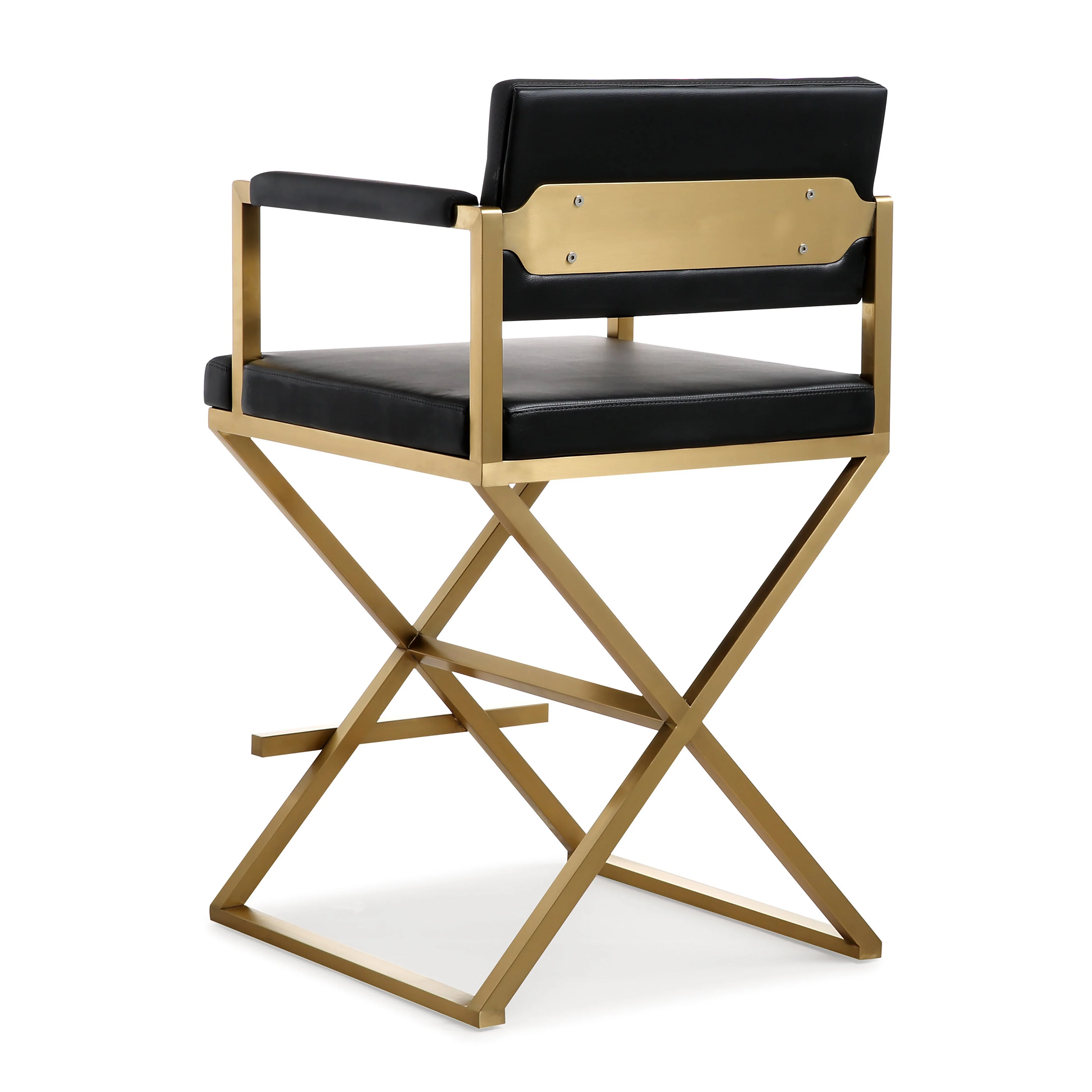 Director Gold Steel Counter Stool - Image 5