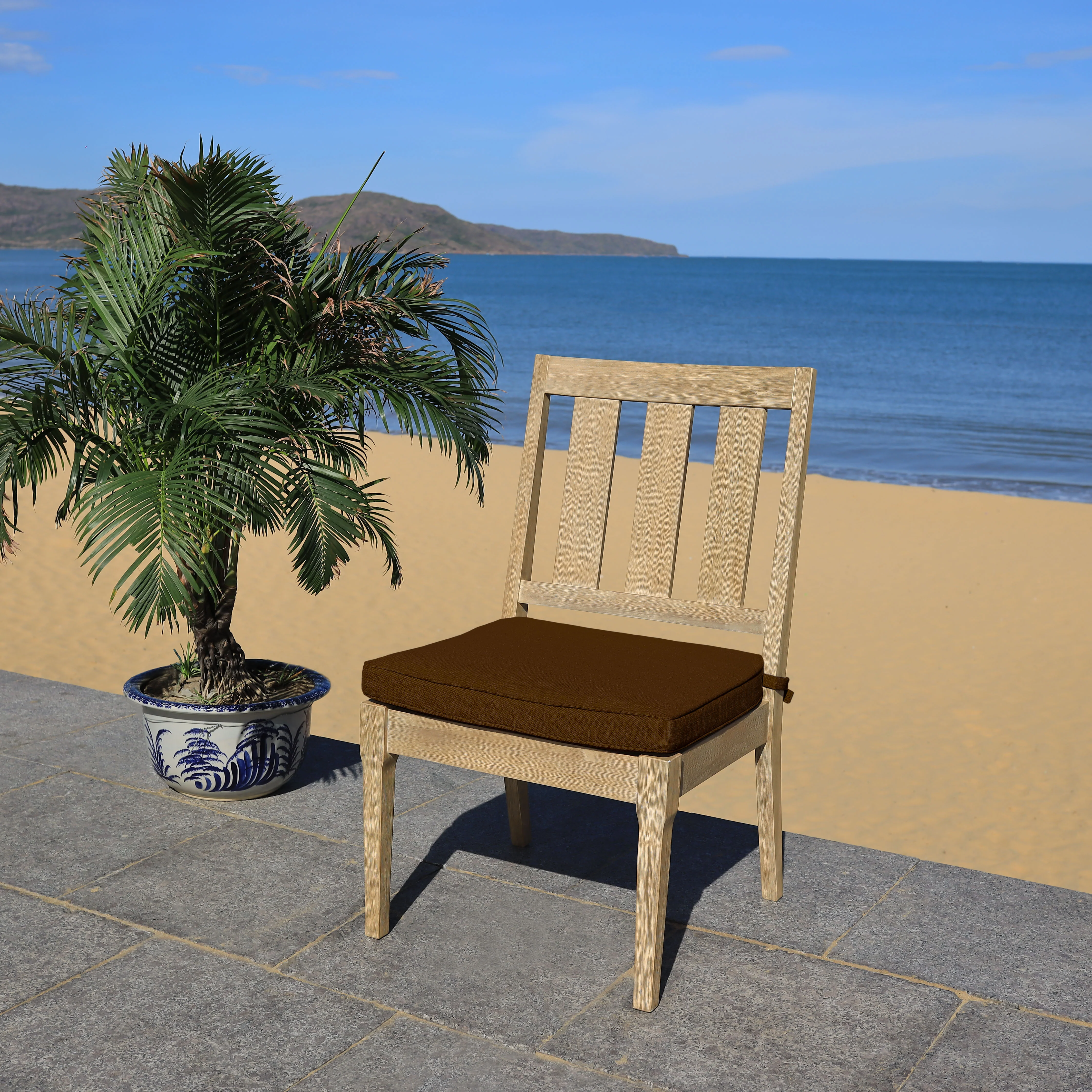 Dominica Wooden Outdoor Dining Chair - Image 10