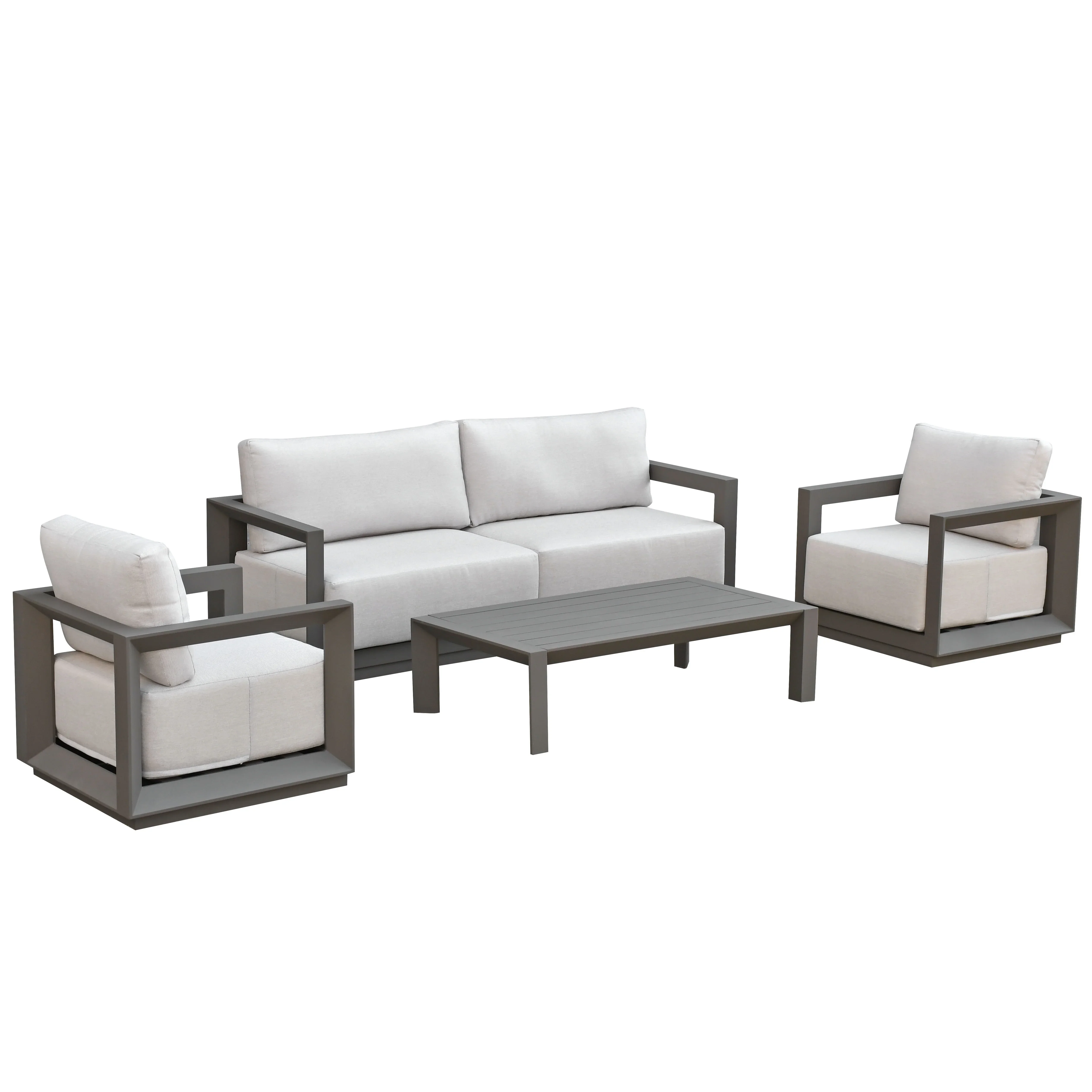 Donaldo Aluminum Outdoor Coffee Table - Image 14