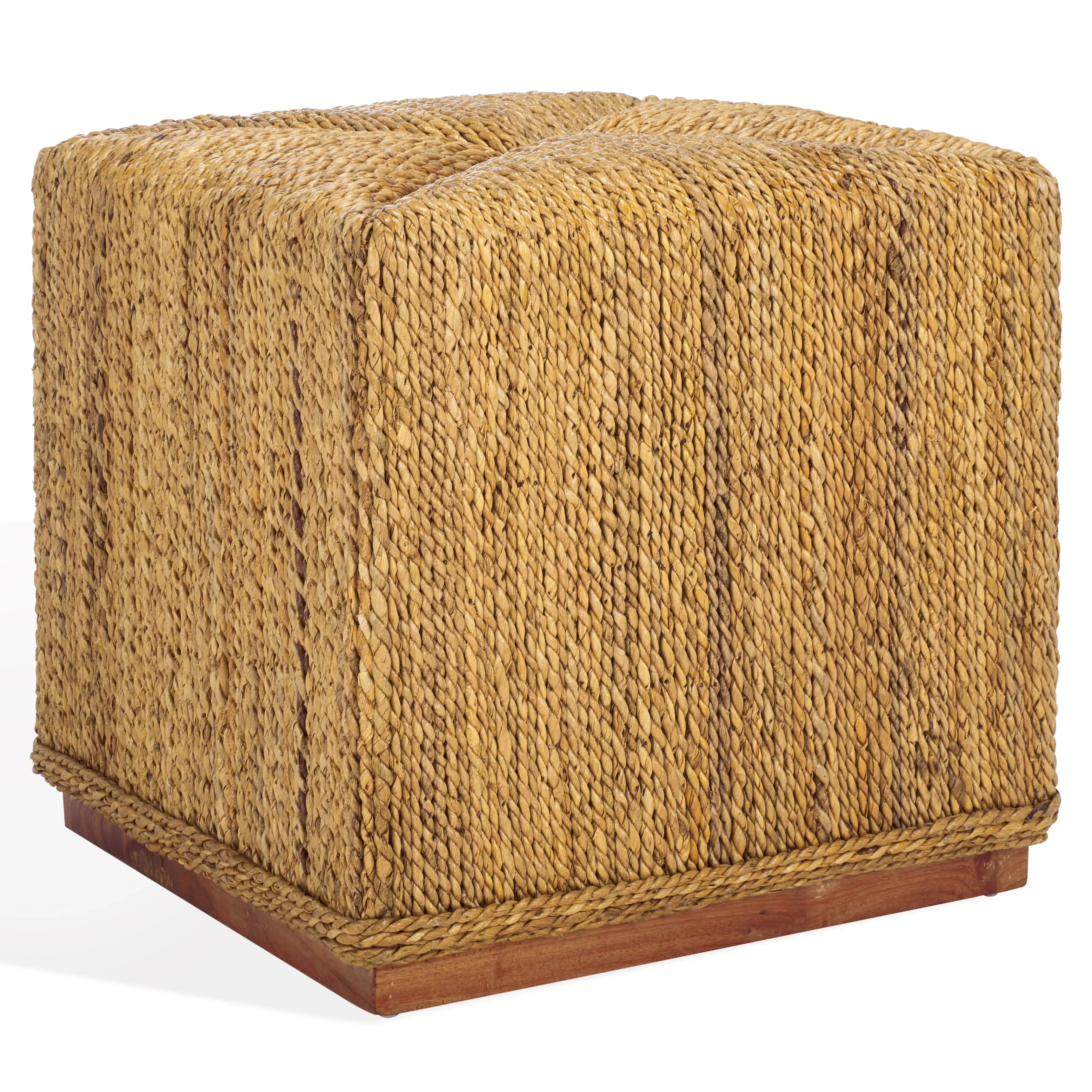 Donnabella Woven Abaca Ottoman - Image 3