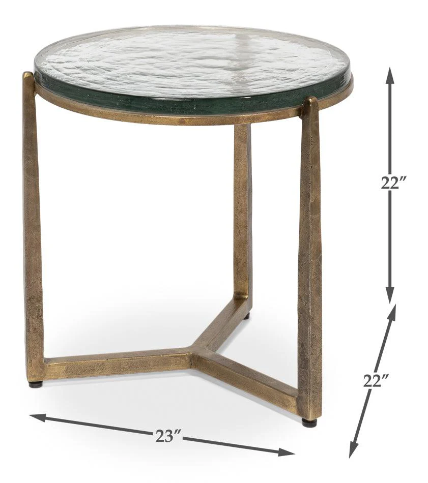 Dorsey Round Side Table 3 - Image 4