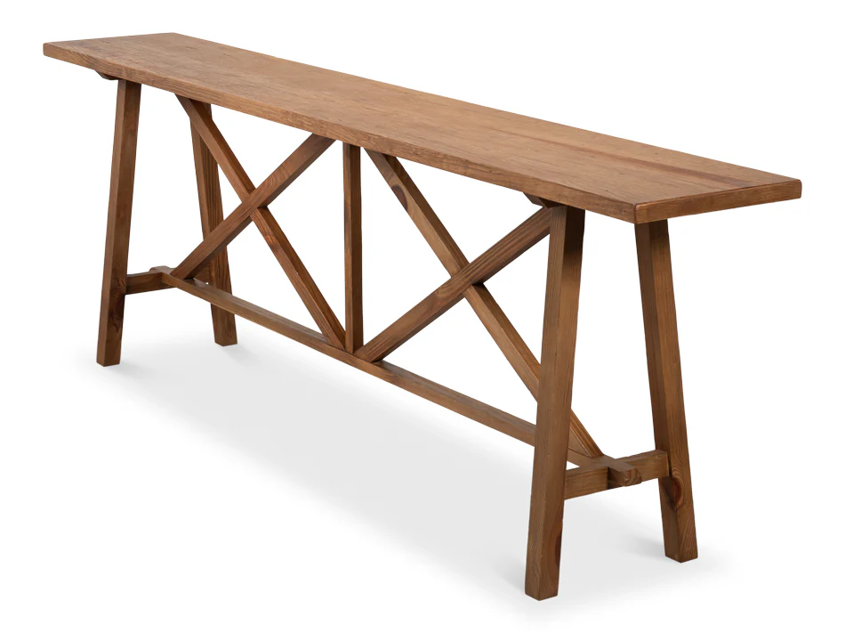 Double X Base Sofa Table - Image 3