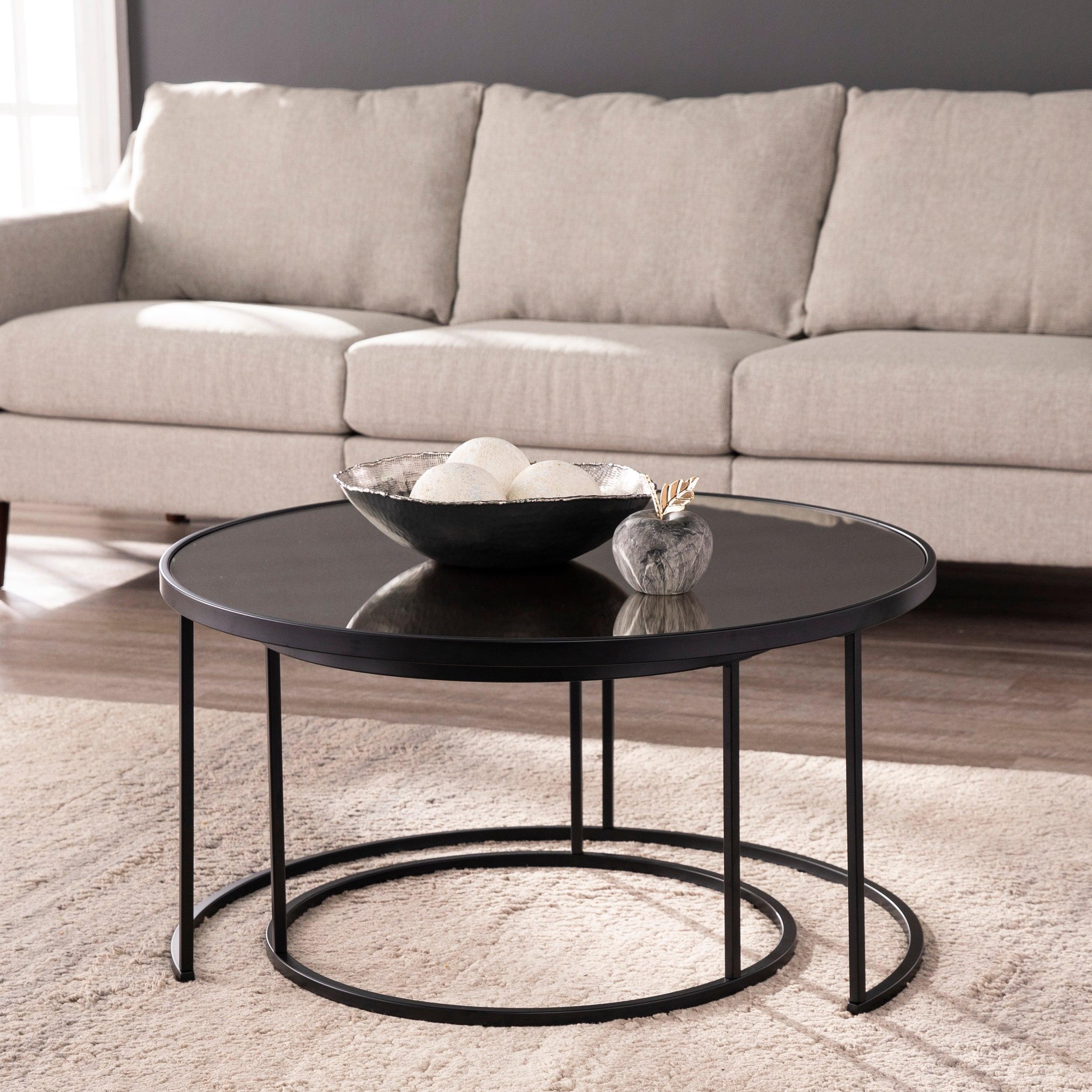 Downham Nesting Coffee Tables - 2pc Set - Image 2