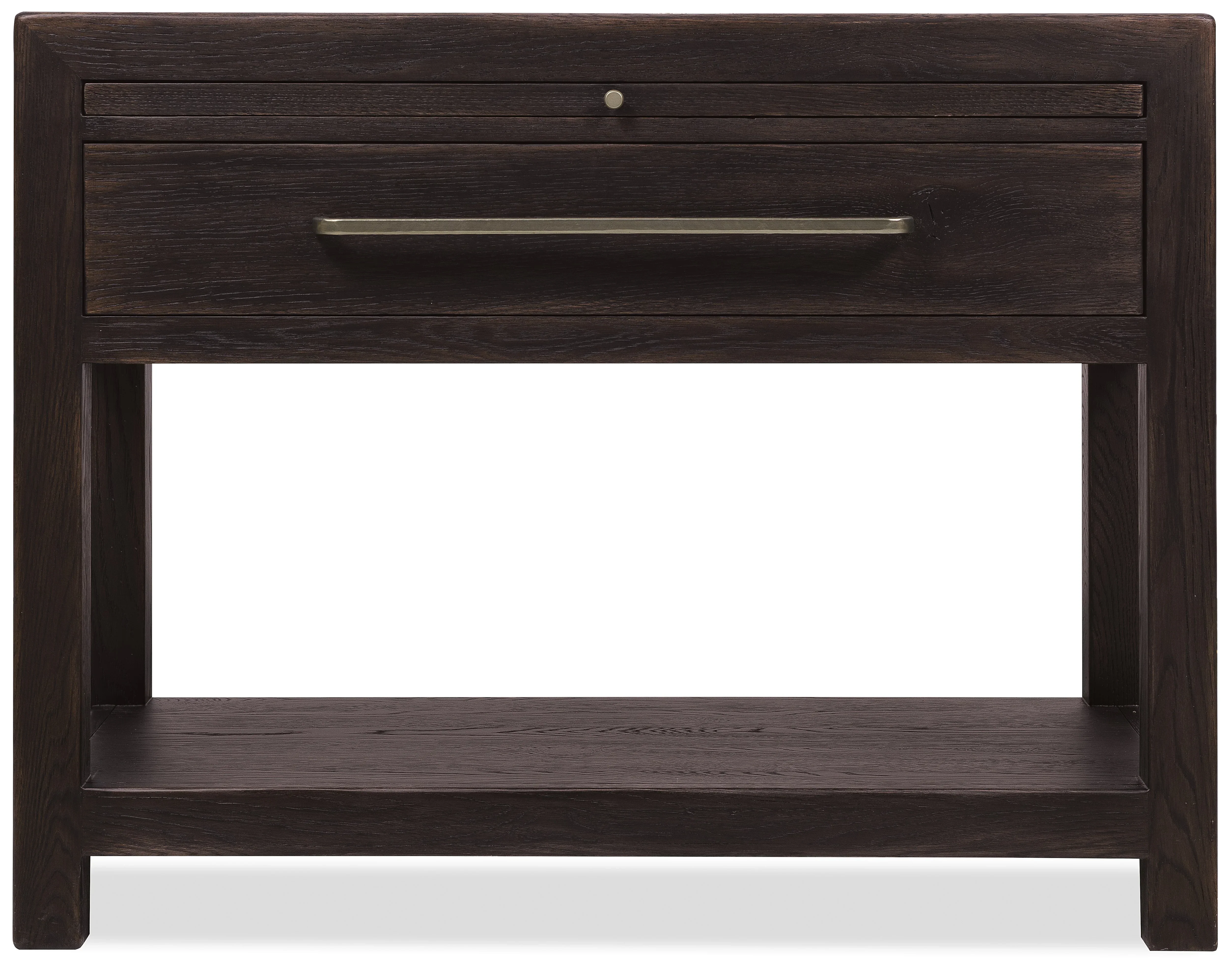 Driftwood One-Drawer Nightstand with Stone - Image 5