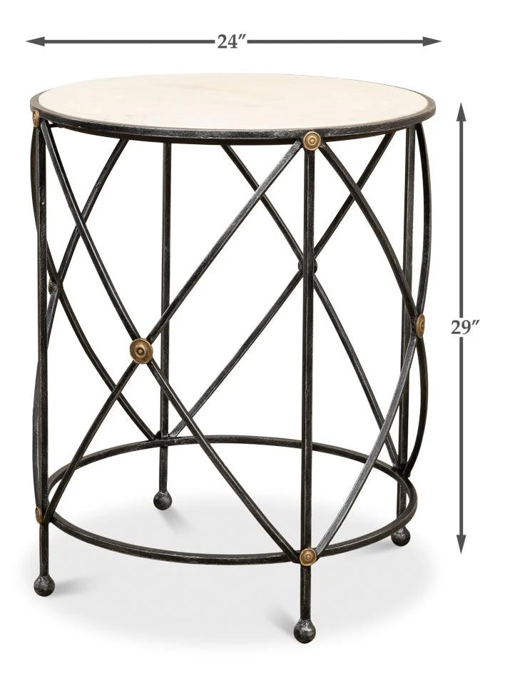 Drum & Fife Lamp Table - Image 4