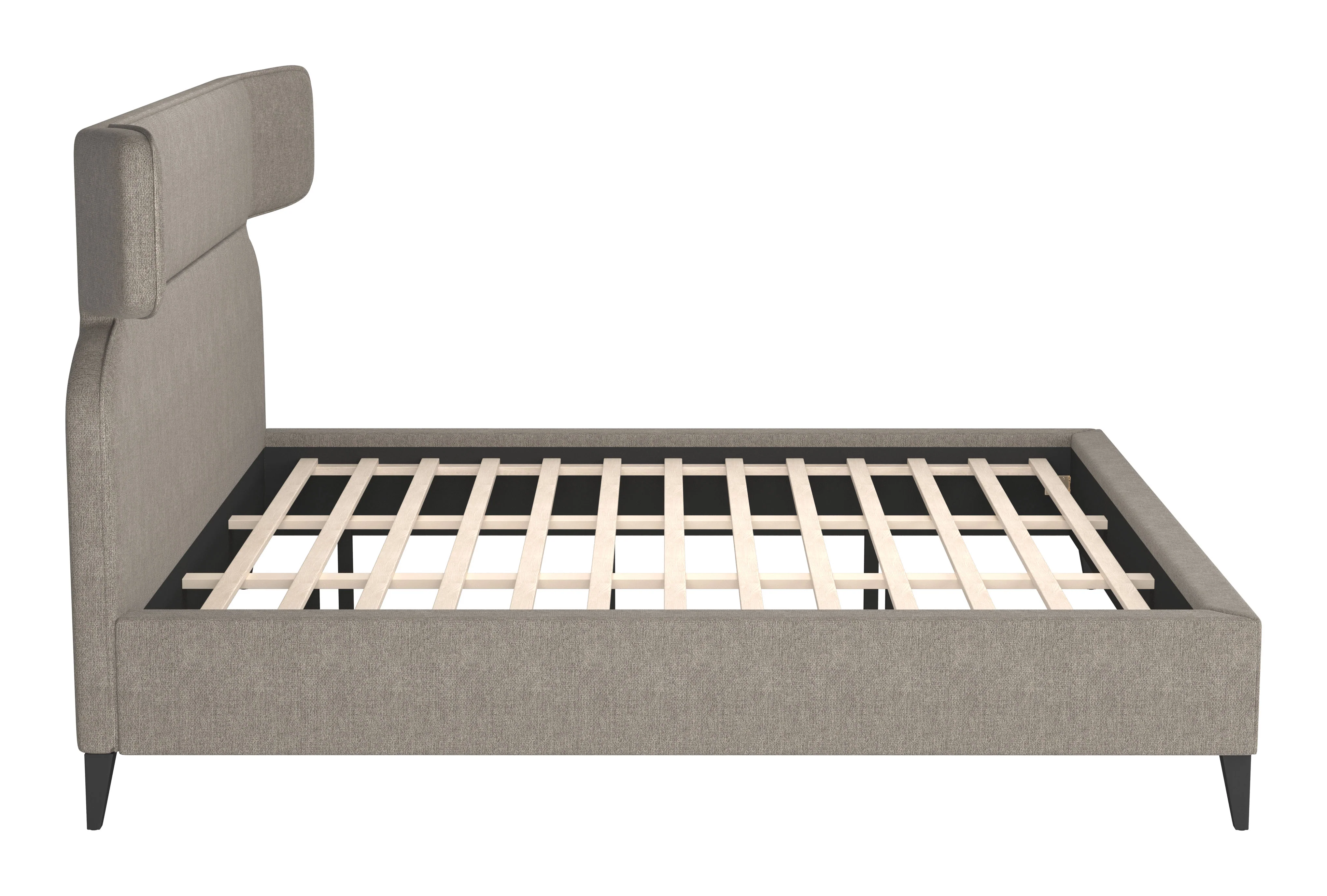 Dusa King Bed Olive Brown - Image 2