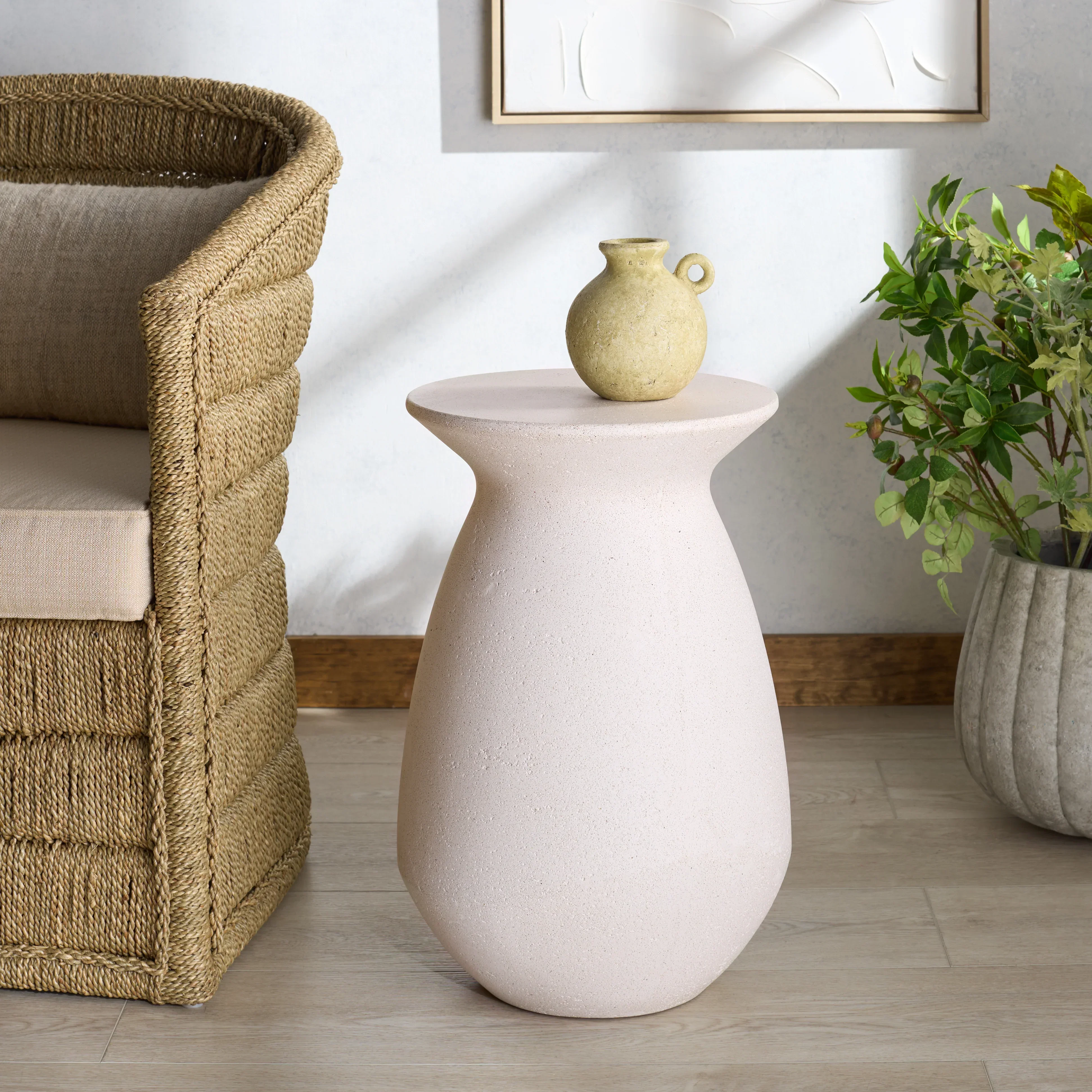 Dynah Concrete Accent Table - Image 2