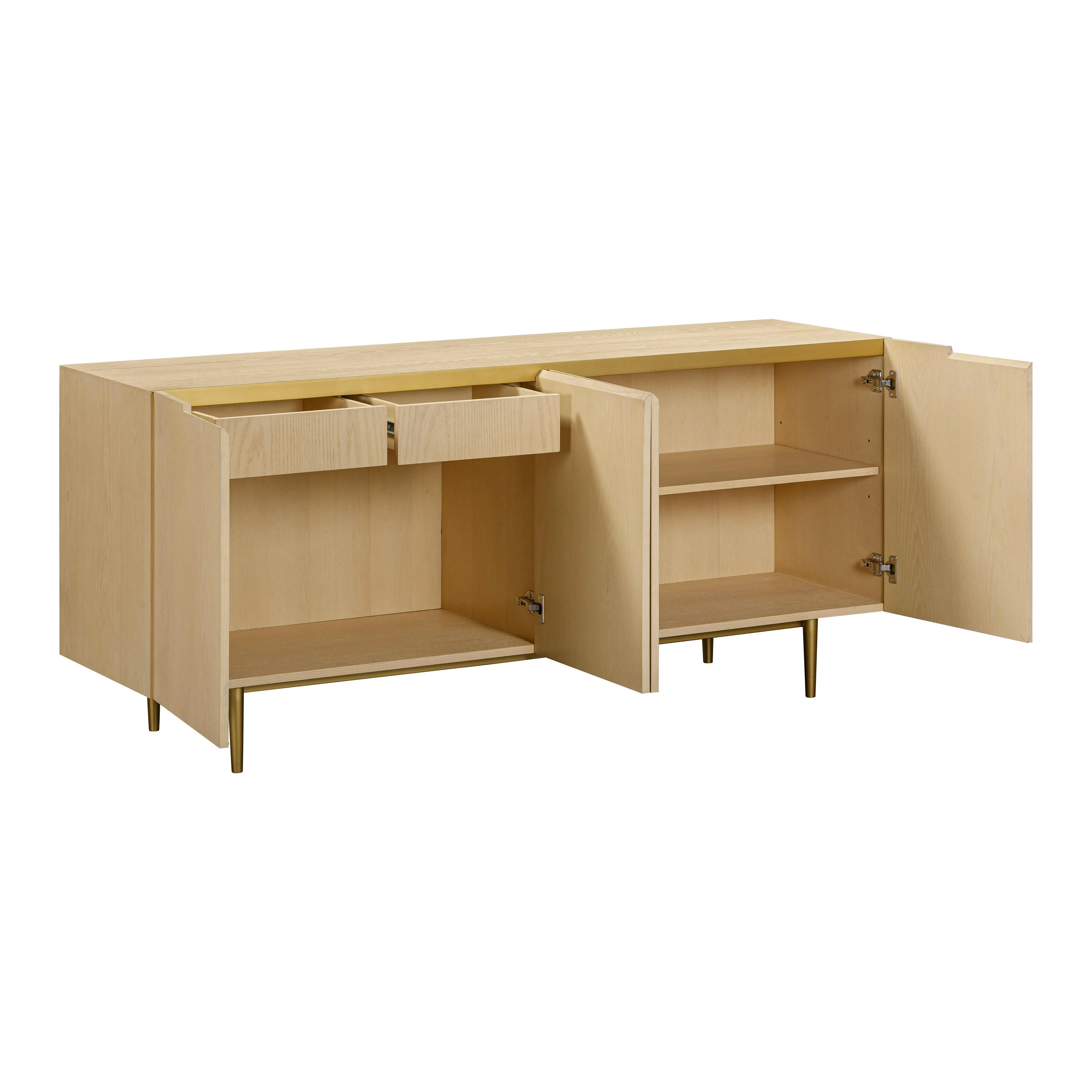 Echo 70" Washed Natural Ash Sideboard - Image 4