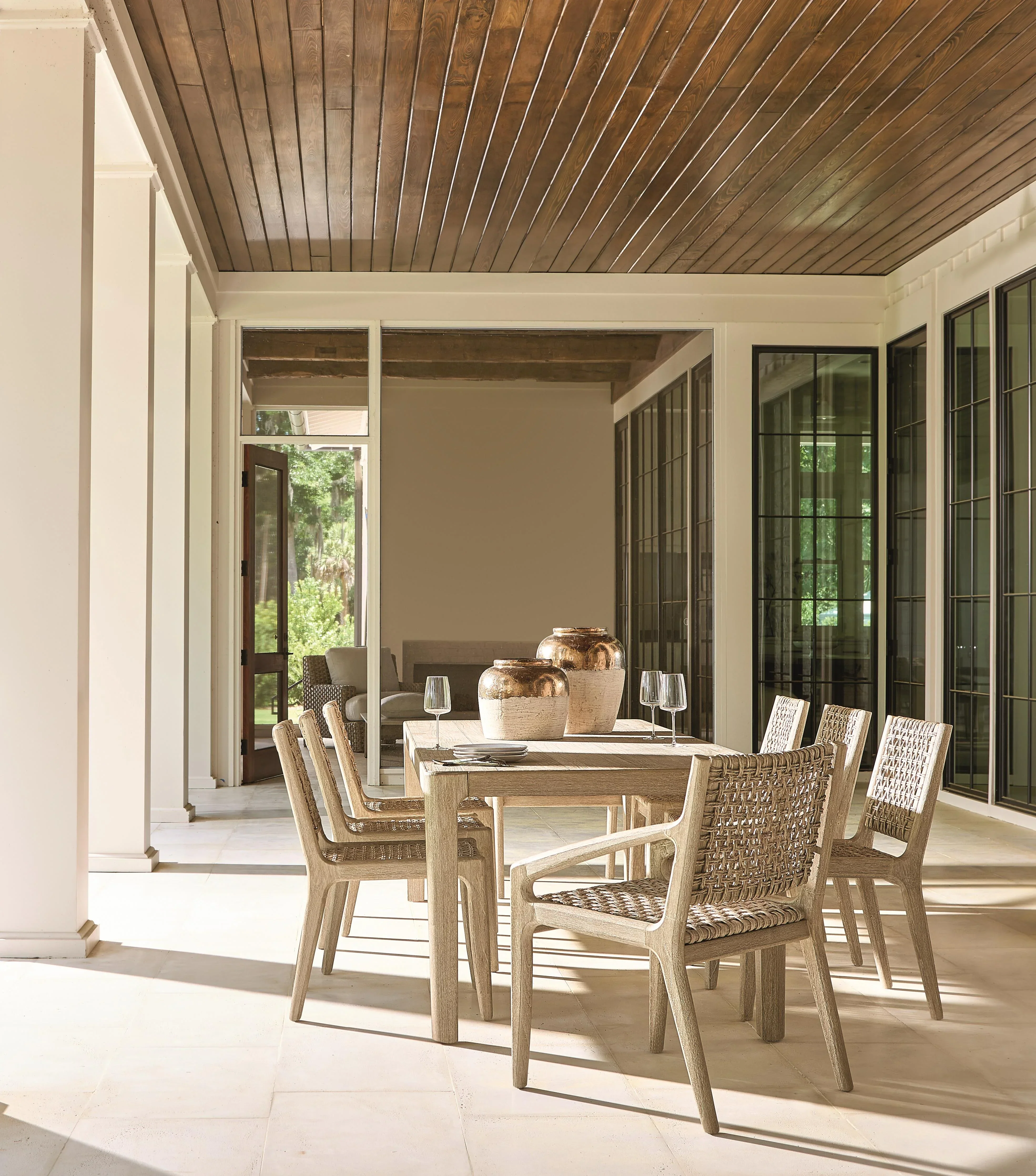 Edenton Outdoor Dining Table (79") - Image 2