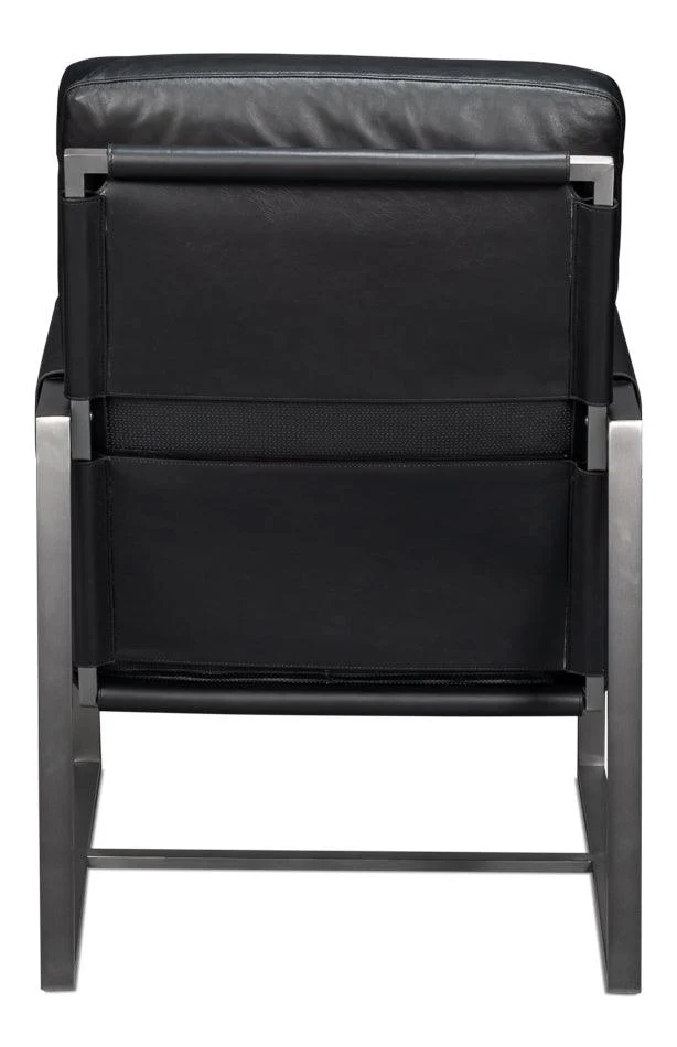 Edmonds Distilled Leather Chair - Image 4