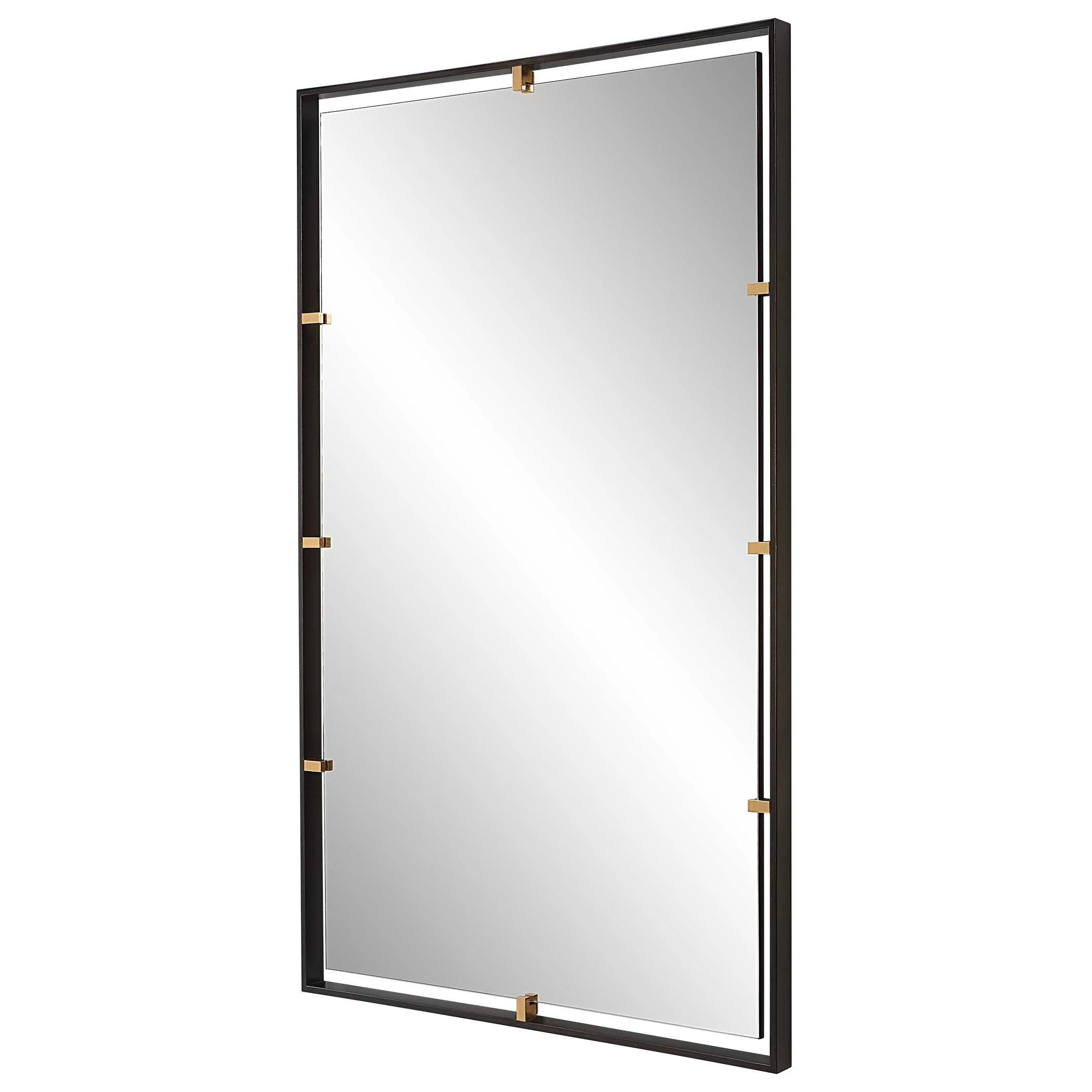 Egon Rectangular Bronze Mirror - Image 4