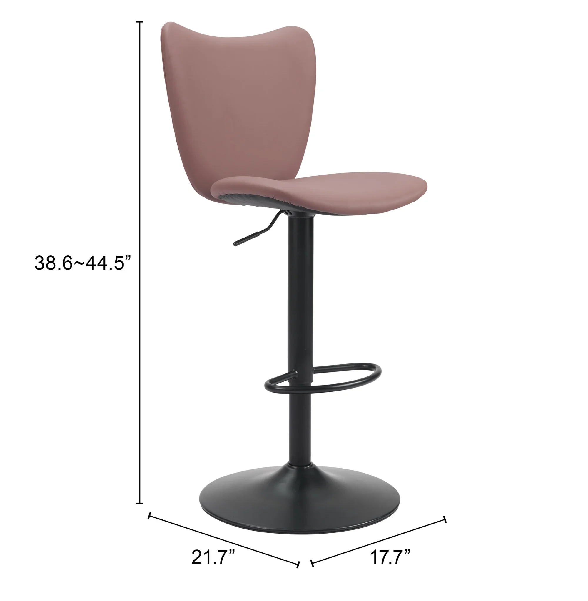 Elevate Barstool (Set of 2) Brown - Image 6