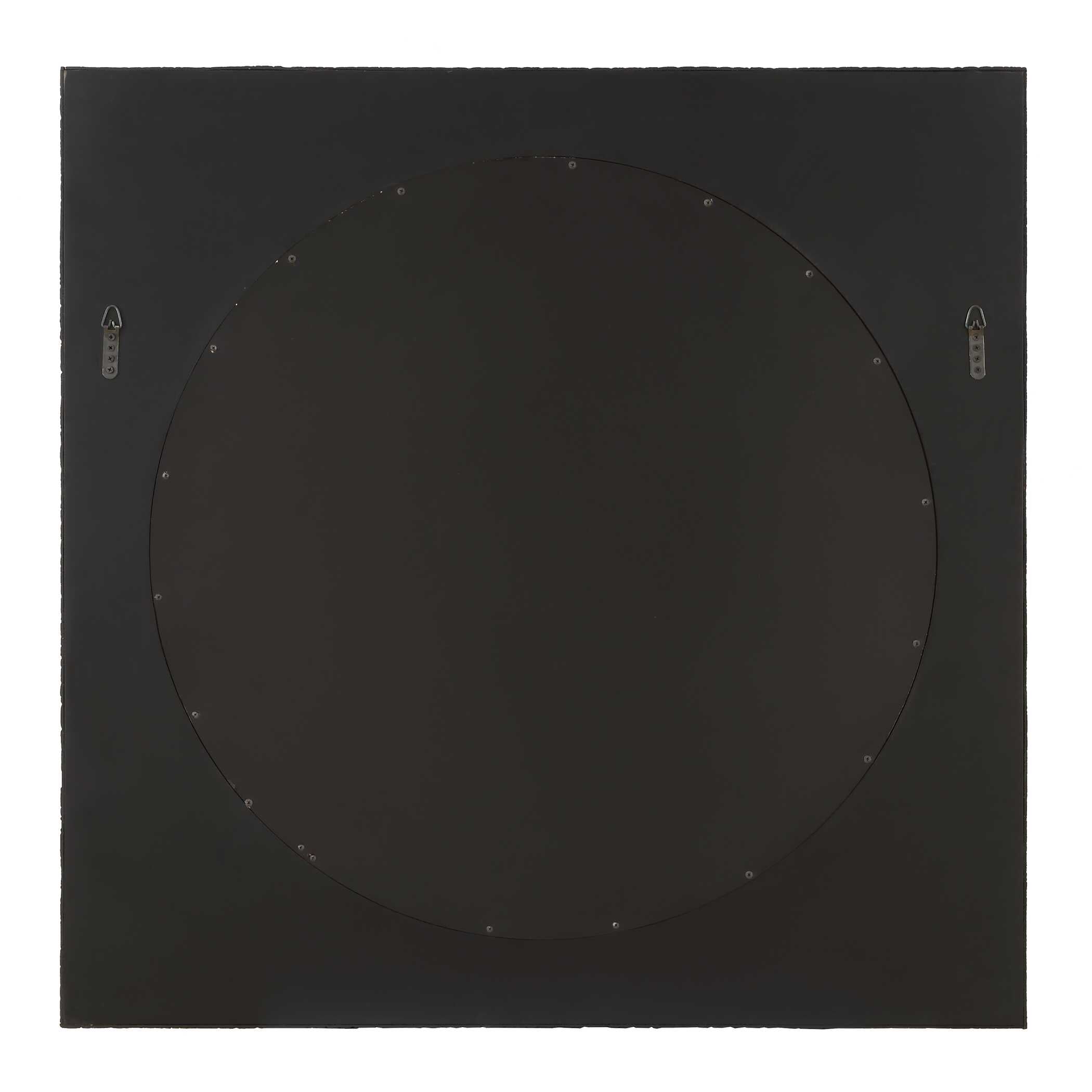 Ember Black Square Mirror - Image 6