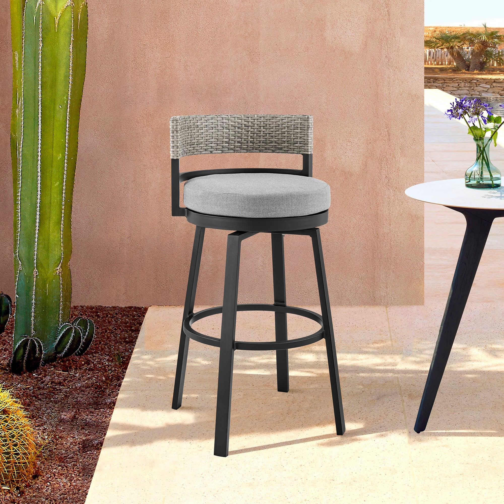 Encinitas Outdoor Barstool - Set of 2 - Image 2