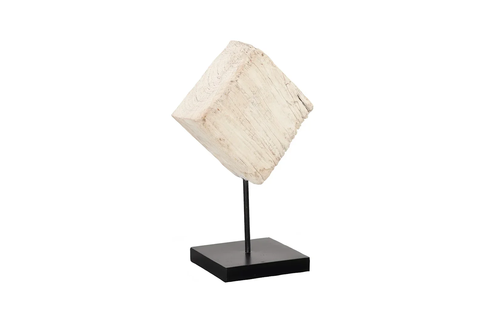 Eroded Wood Block on Stand - Image 2