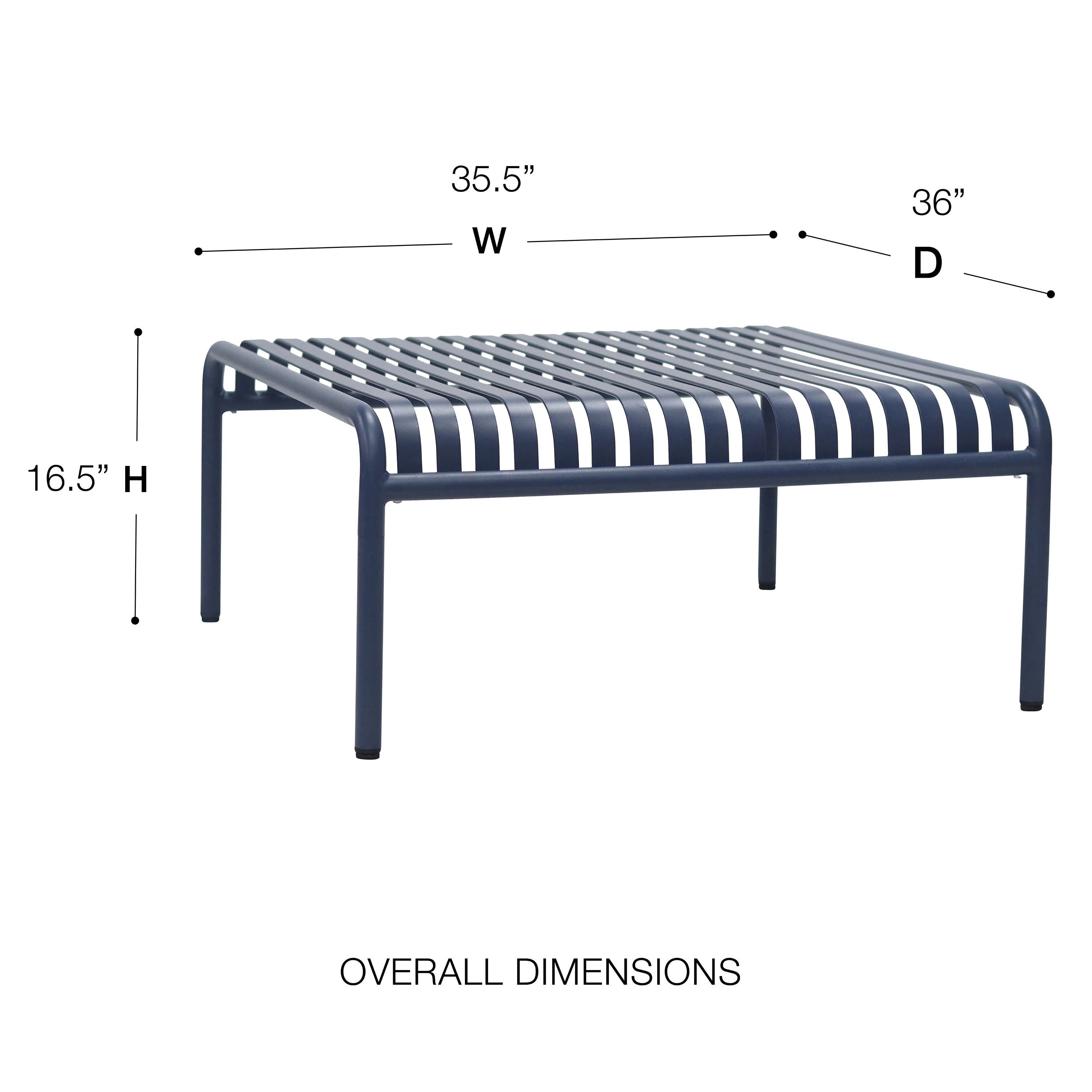 Euro Style Enid 36" Outdoor Coffee Table - Image 16
