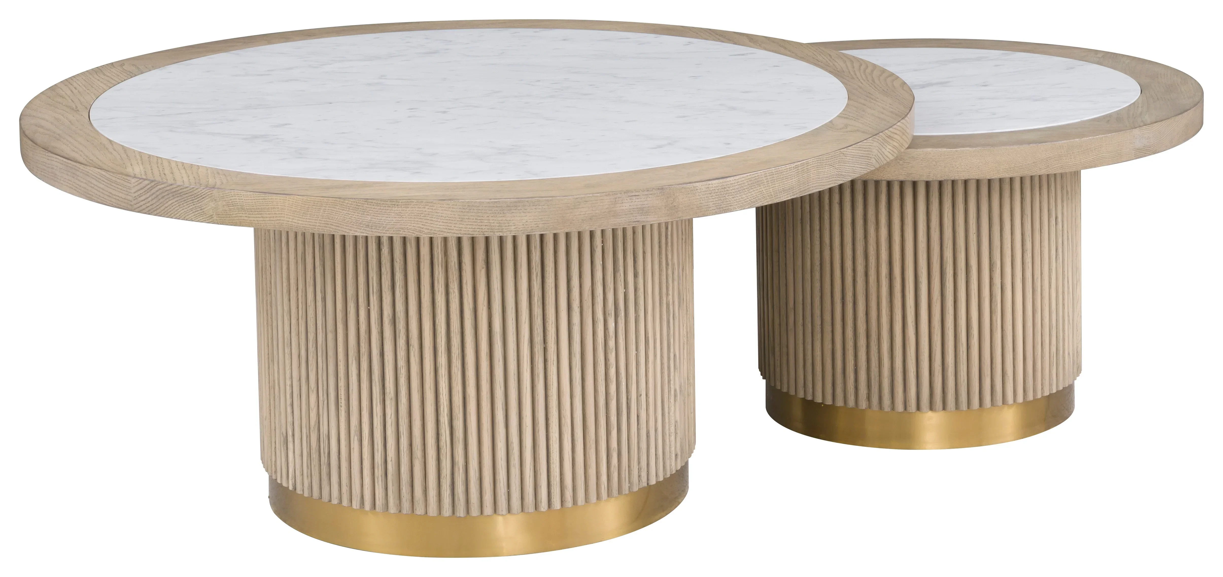 Everett Small Round Bunching Cocktail Table - Image 4