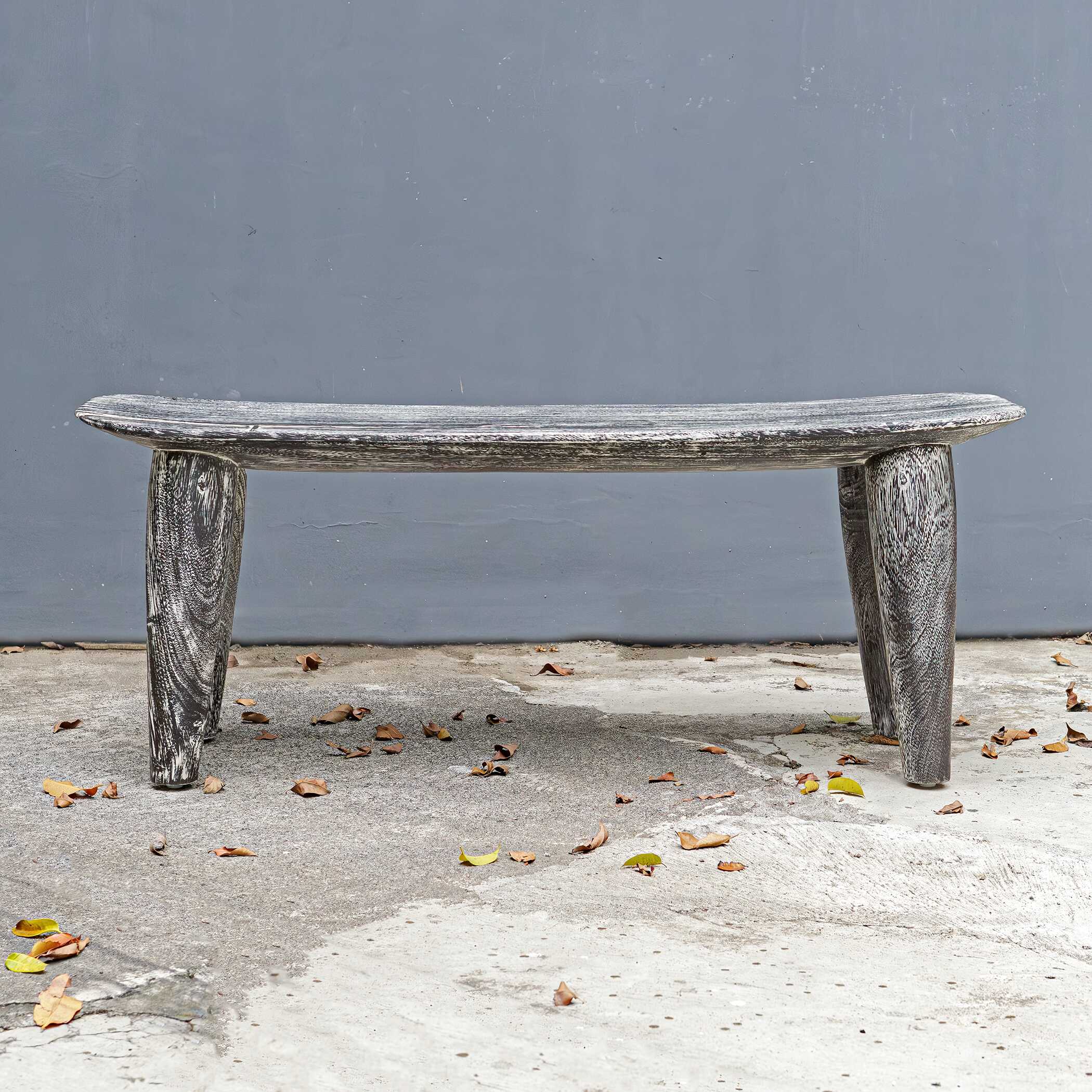Fade To Black Wood Bench - Image 3