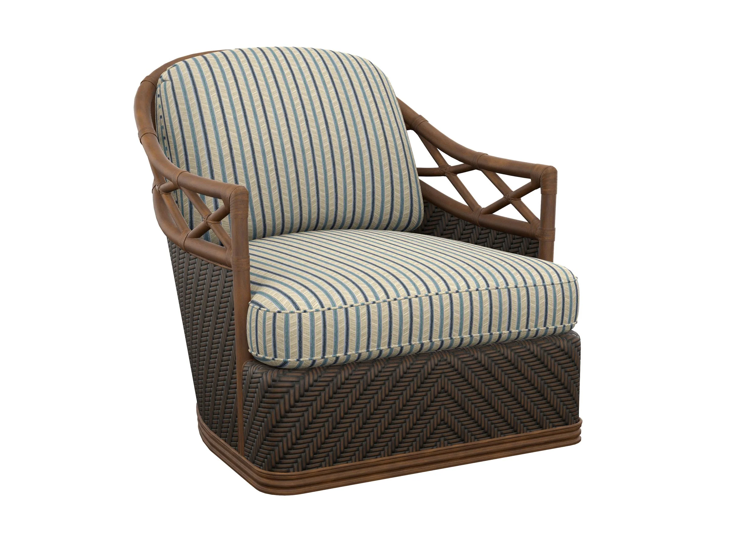 Diamond Cove Upholstered Swivel Chair - Image 7