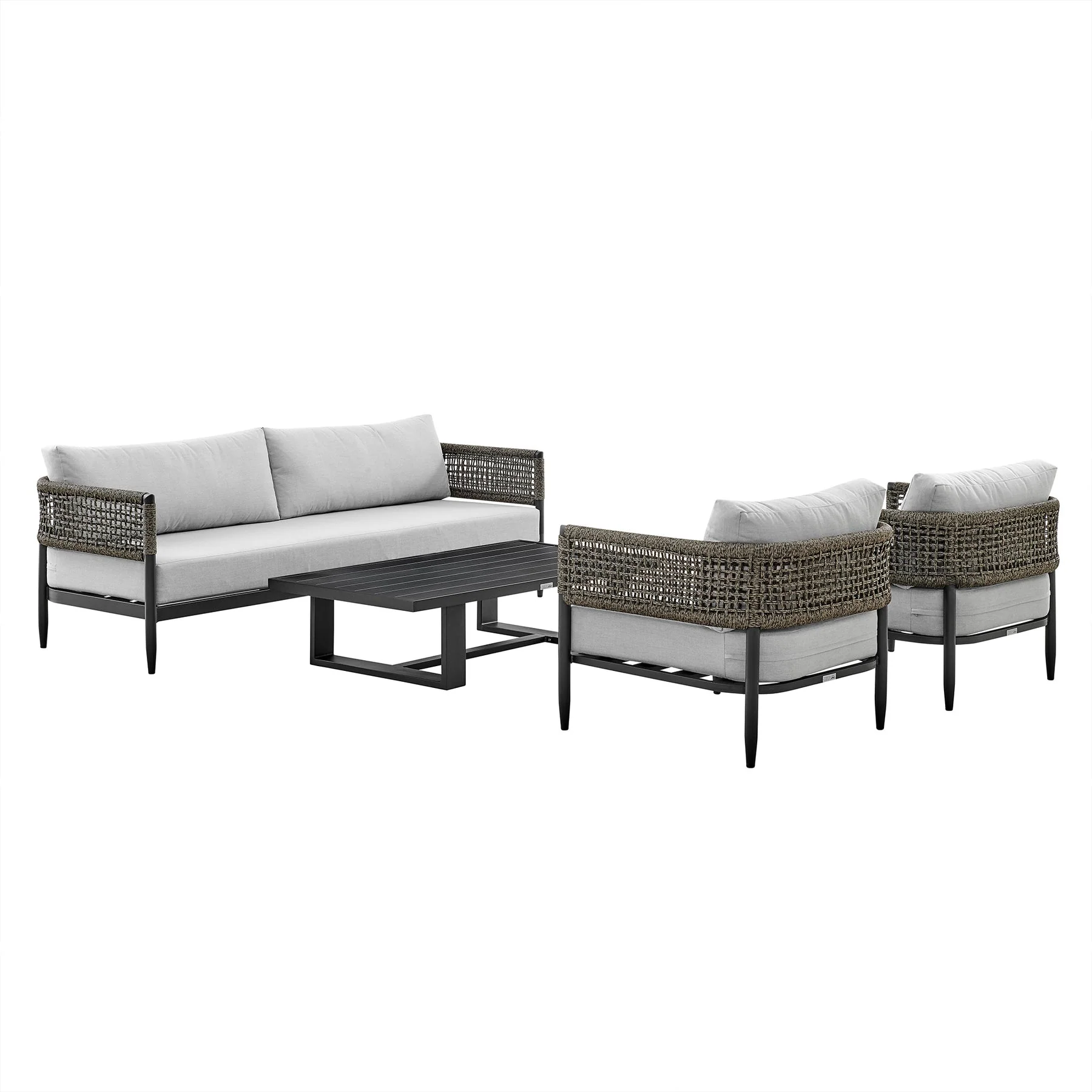 Felicia 4 Piece Outdoor Conversation Set