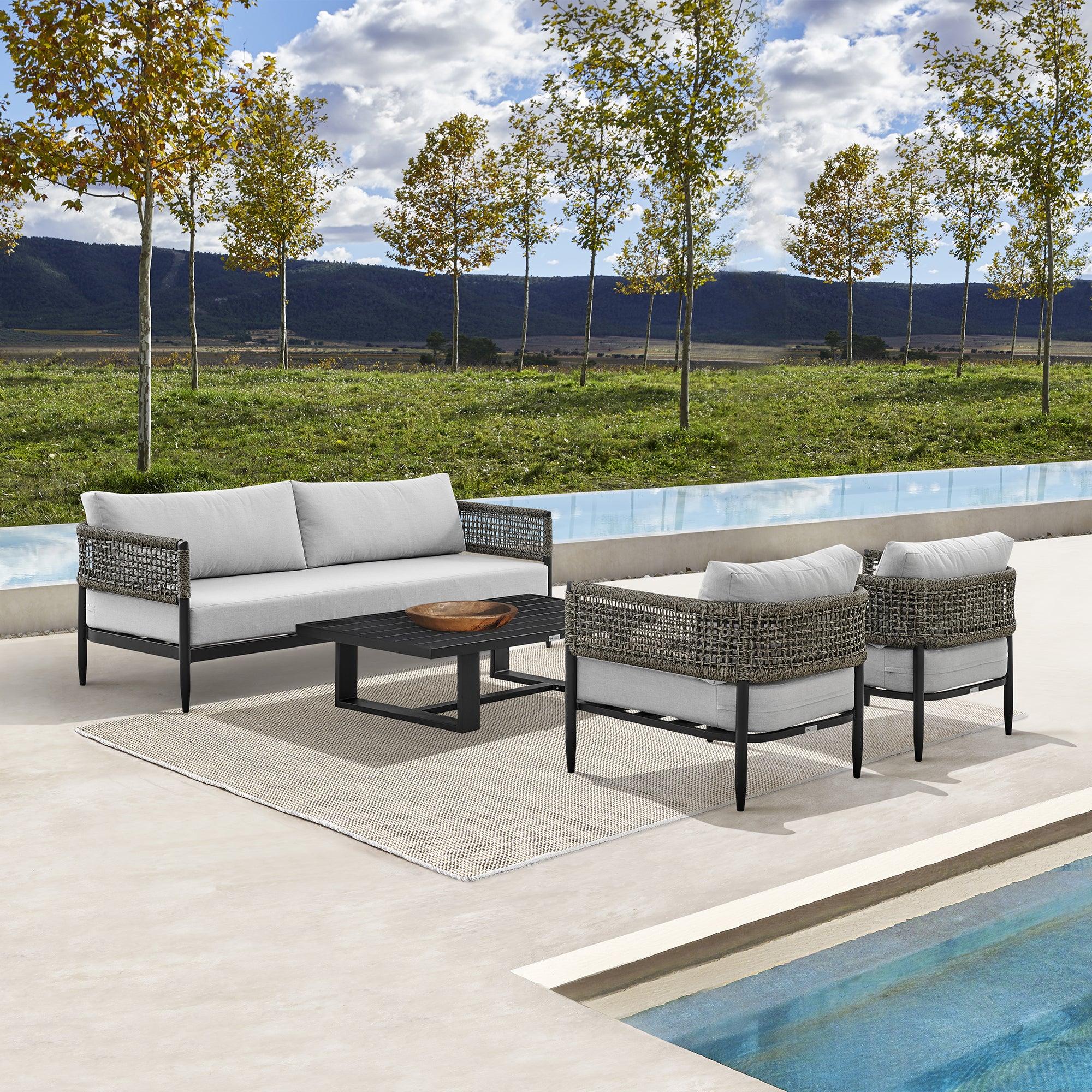 Felicia 4 Piece Outdoor Conversation Set - Image 2