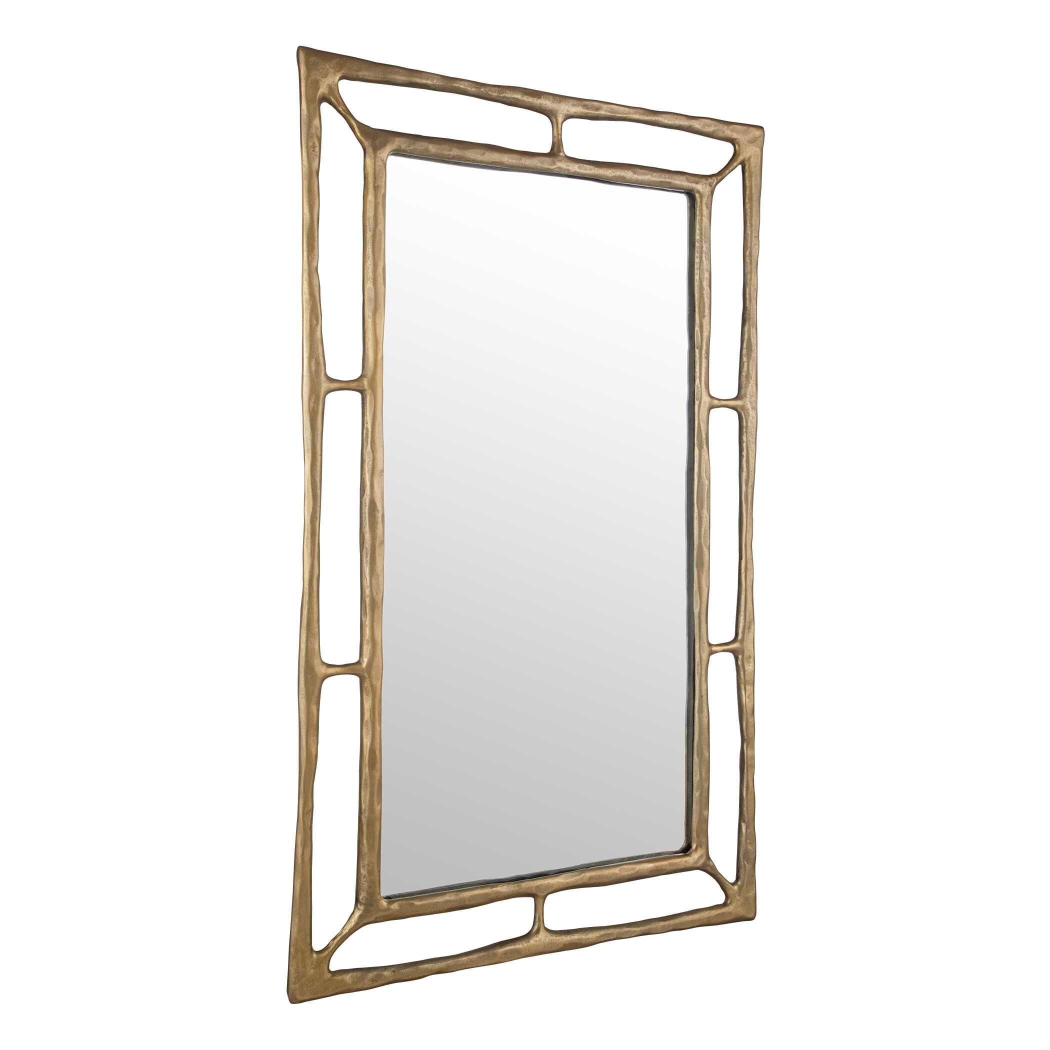 Felix Brass Rectangle Mirror - Image 4