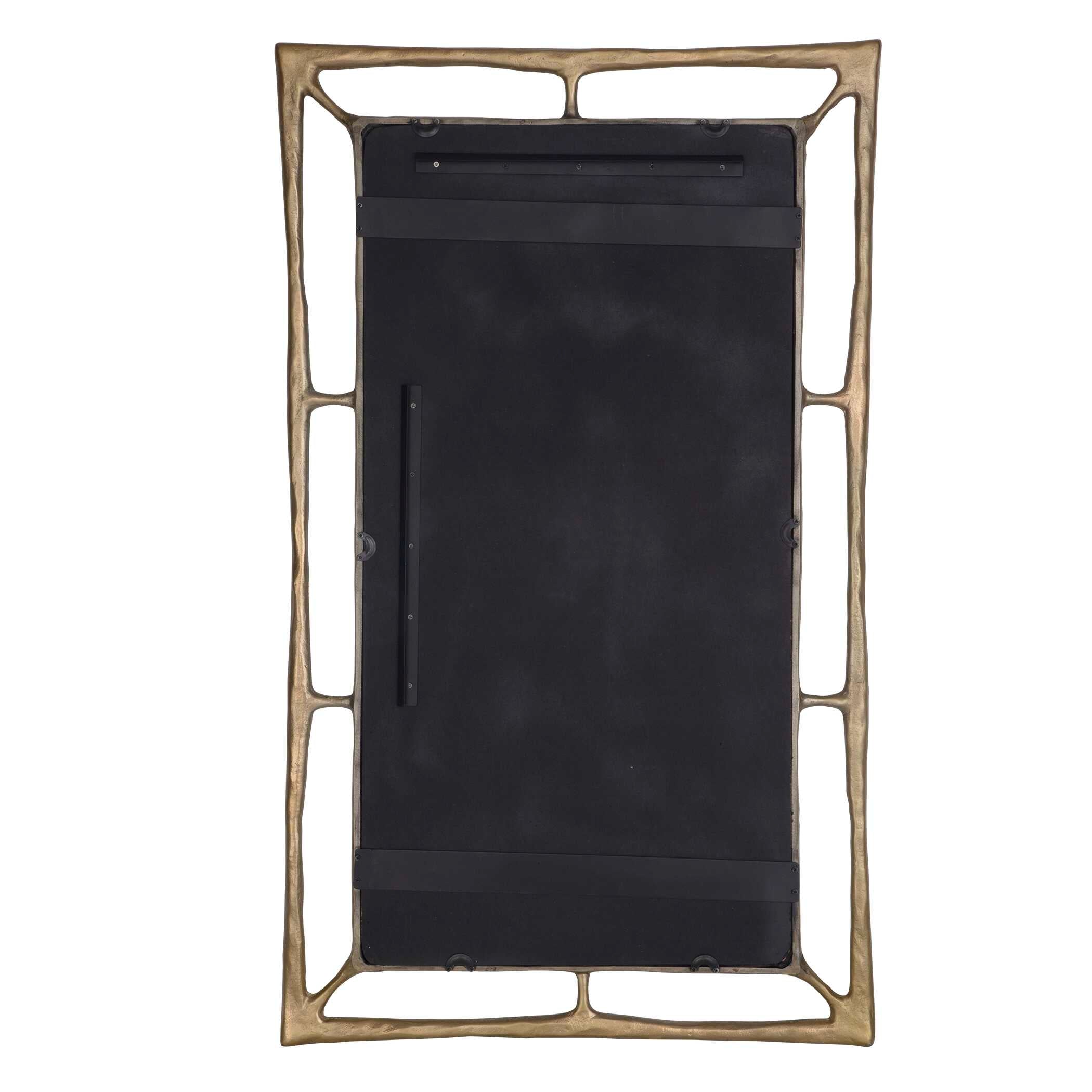 Felix Brass Rectangle Mirror - Image 6