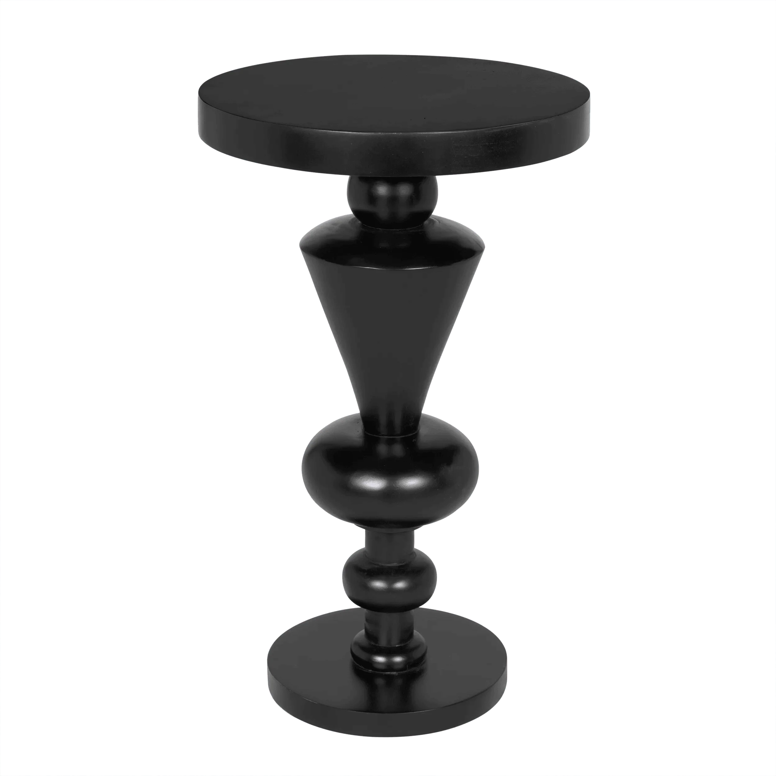 Fenring Side Table, Hand Rubbed Black