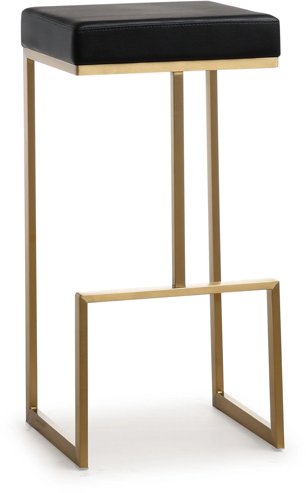 Ferrara Black Gold Steel Barstool (Set of 2) - Image 3